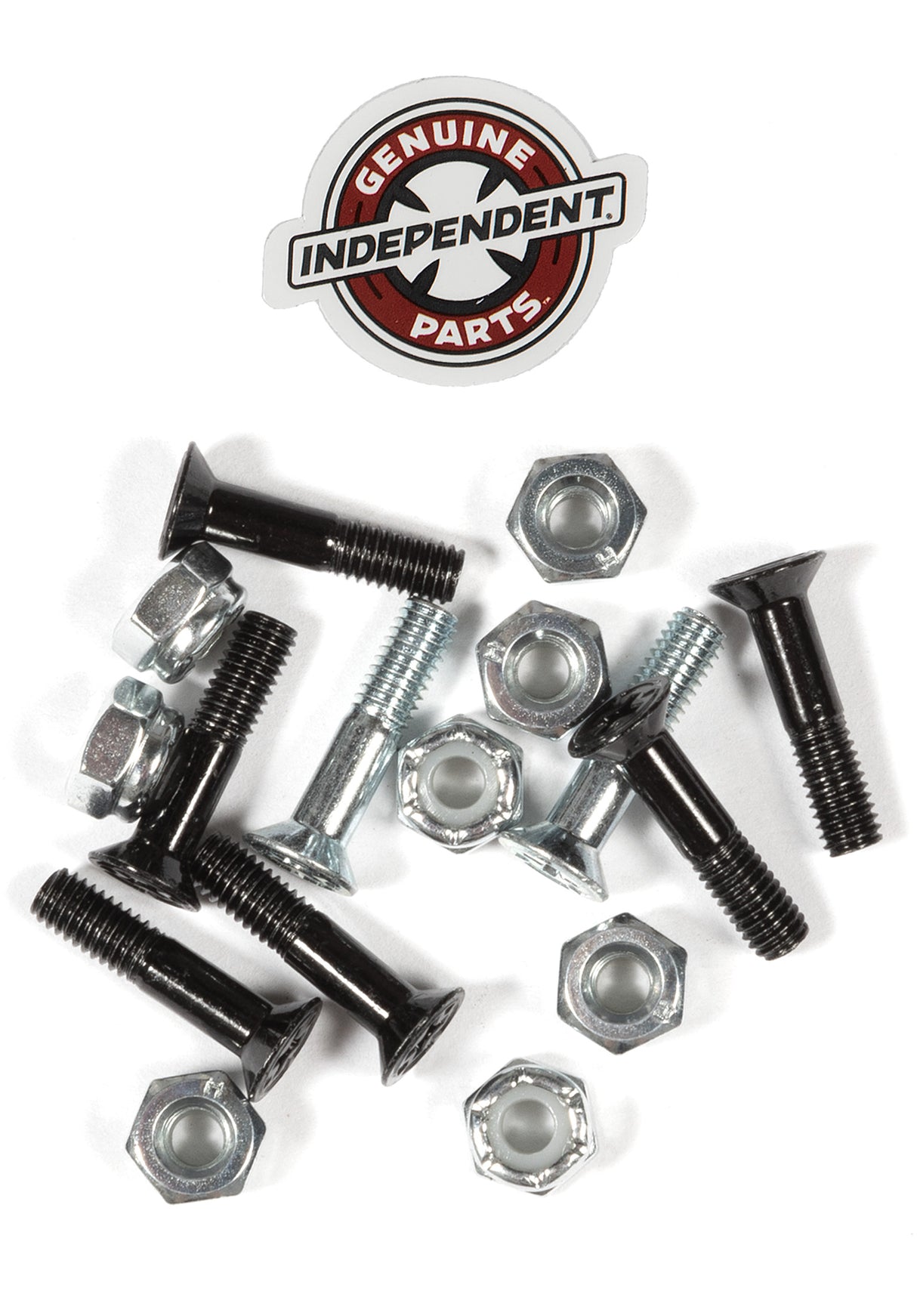 7/8 Kreuz black-silver Rueckenansicht