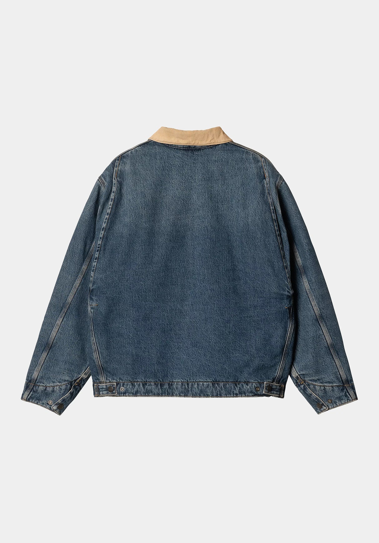 OG Detroit blue-dustyHbrownwornusedwashed Rueckenansicht