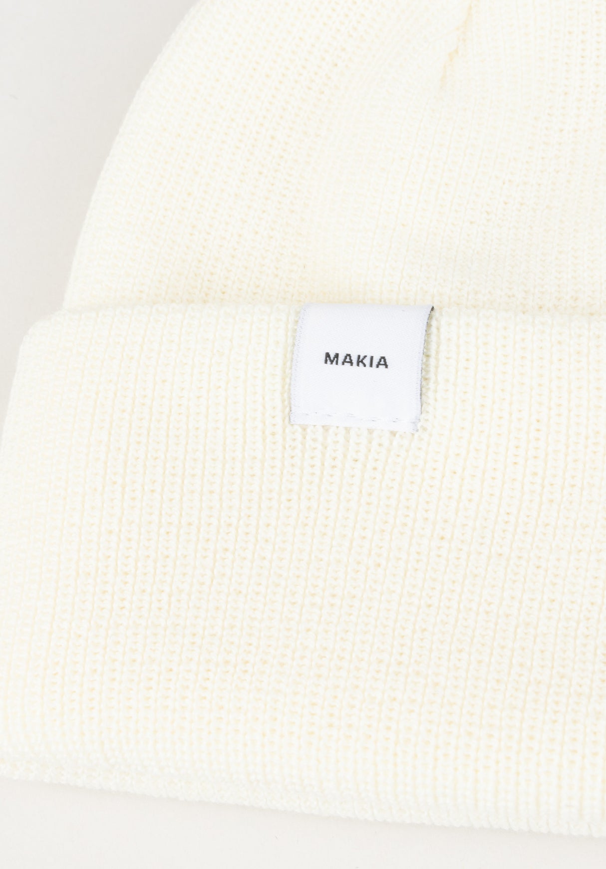 Merino Thin Cap offwhite Rueckenansicht