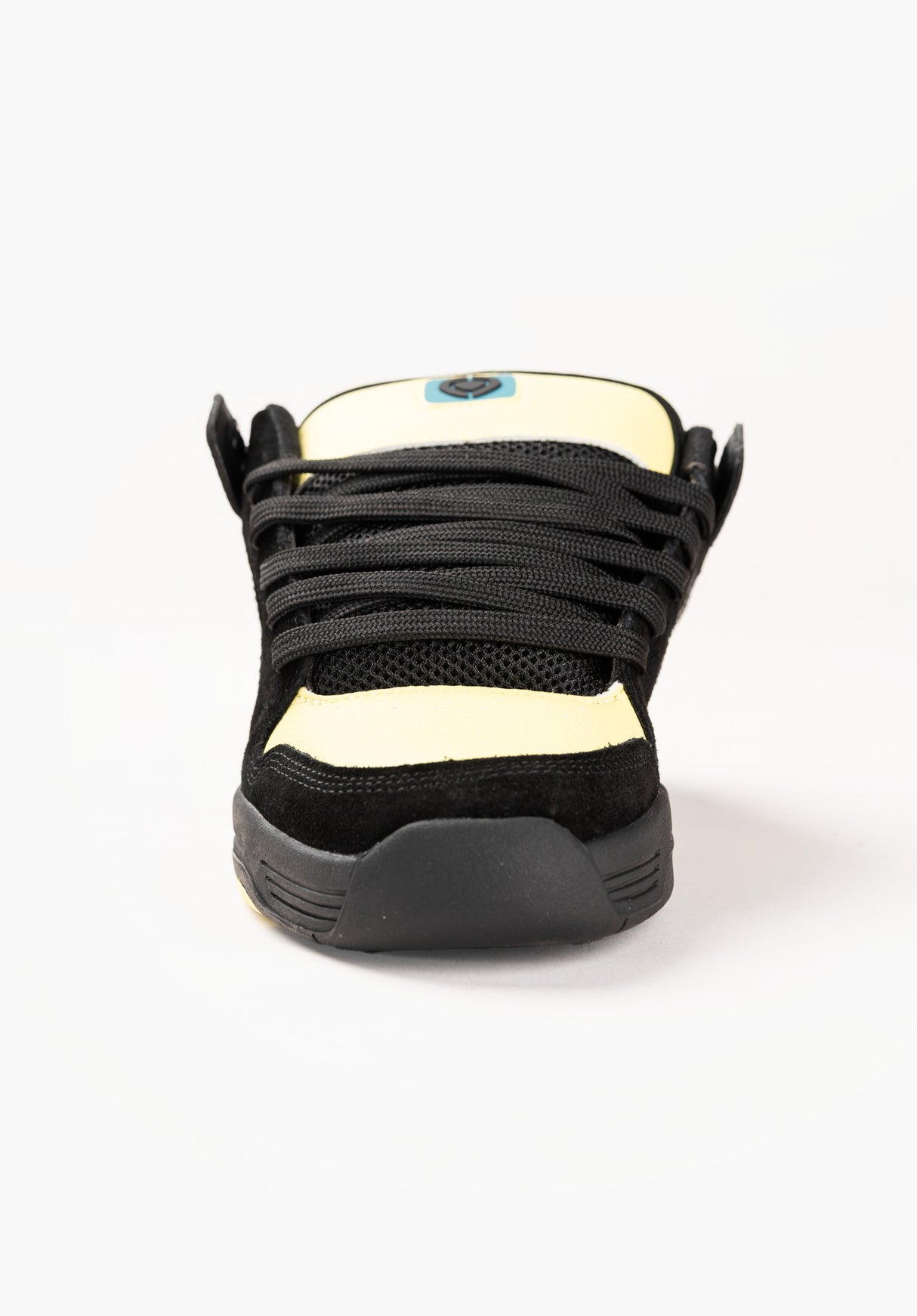 Tave TT black-teal-canaryyellow Rueckenansicht