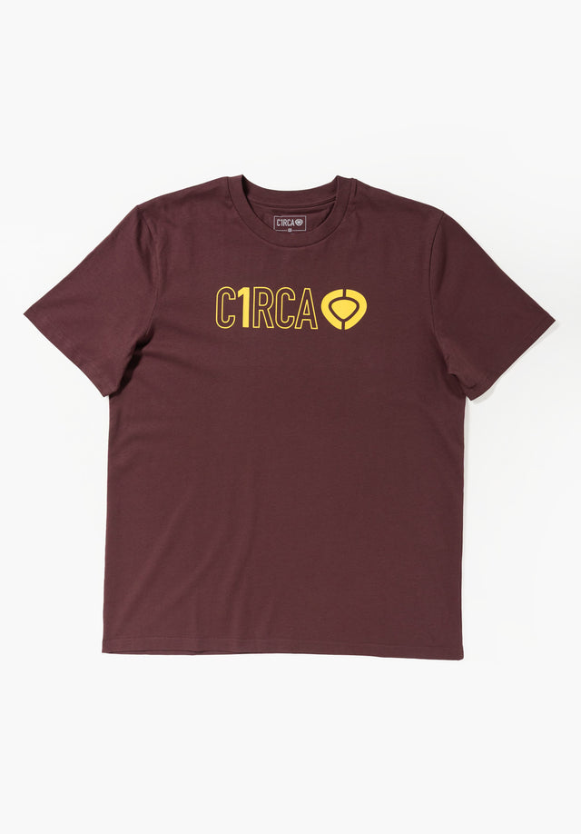 Din Icon Track redbrown-yellow Vorderansicht