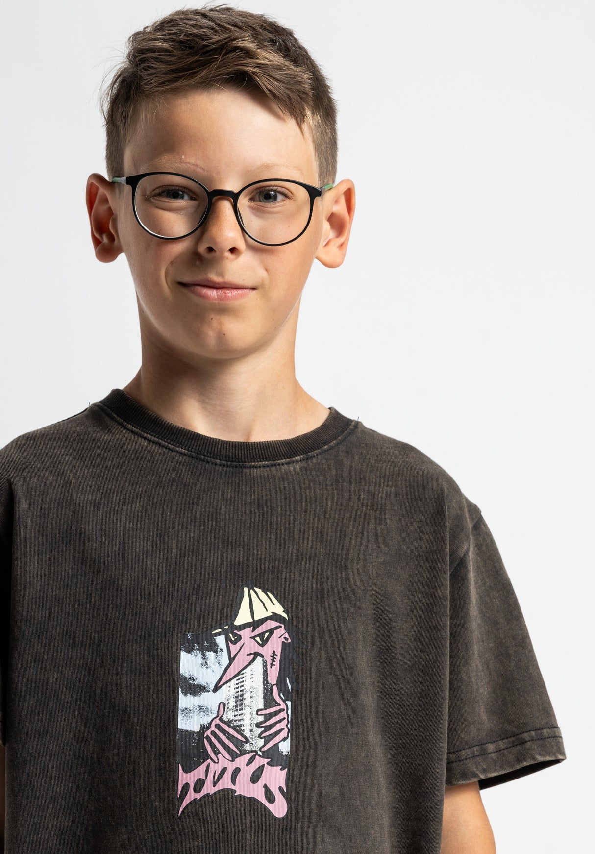 Skyscraper Music Kids blackfaded Rueckenansicht