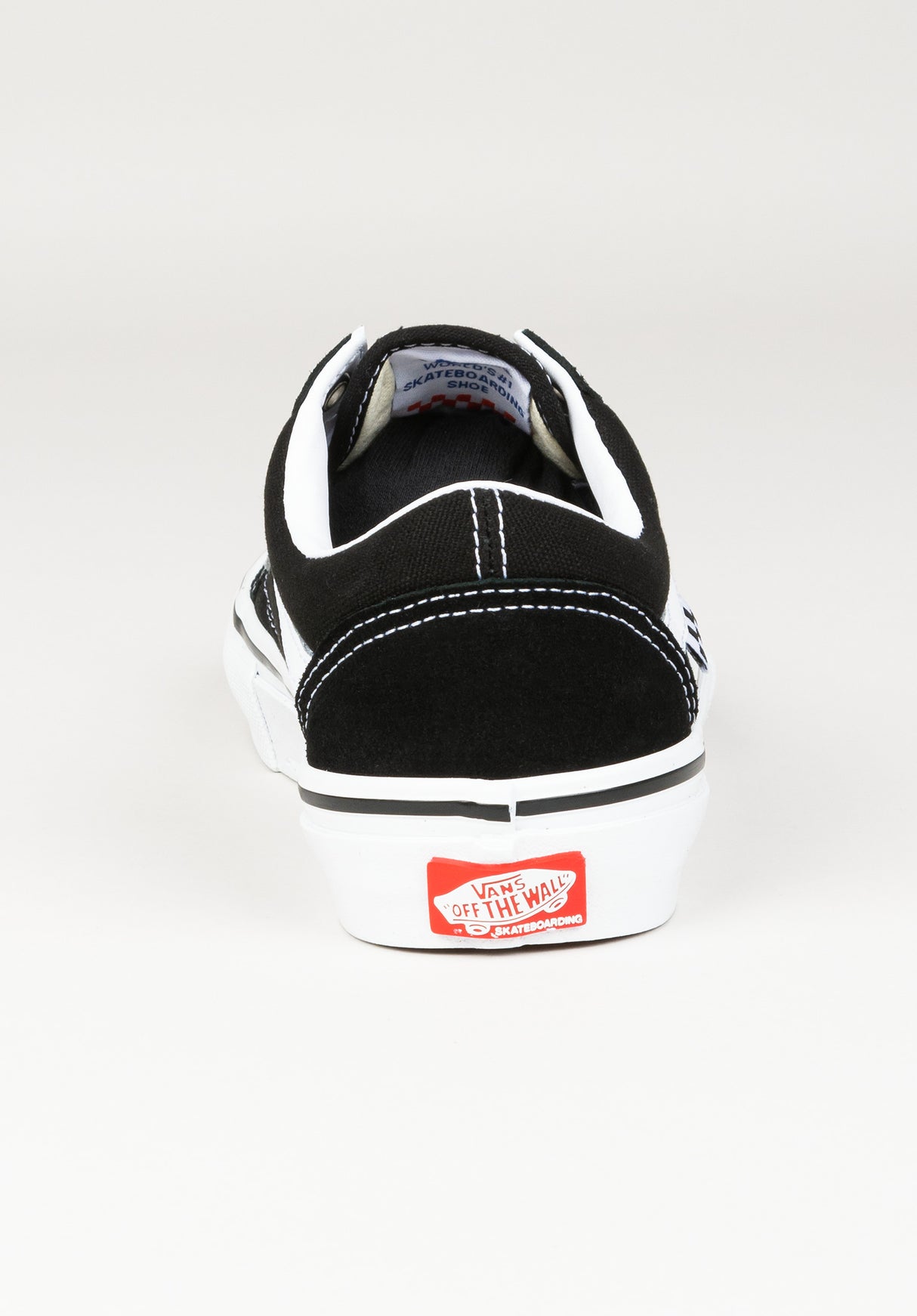 Old Skool SKATE black-white Seitenansicht
