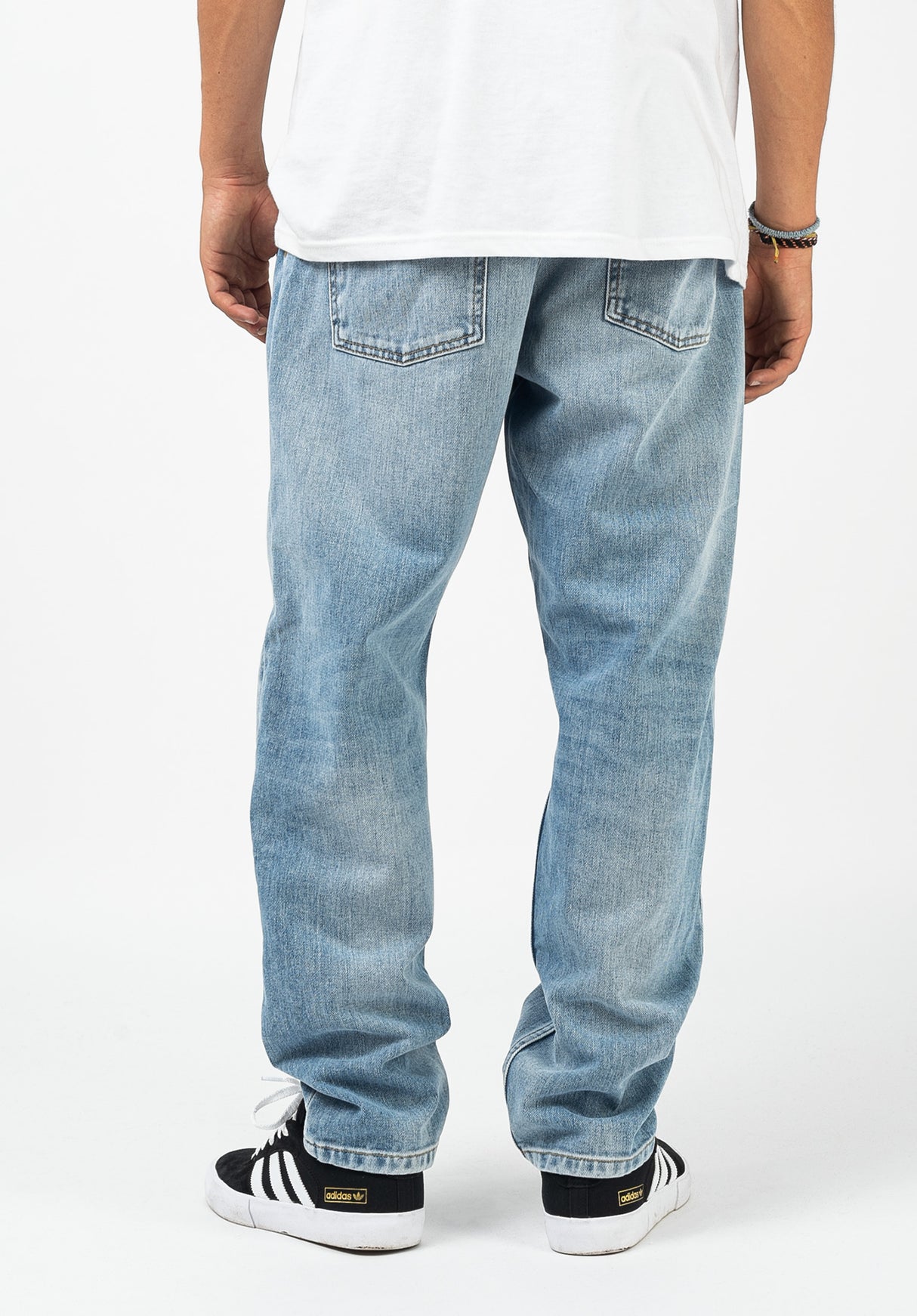 Newel Pant (Cropped) bluelightusedwash Closeup1