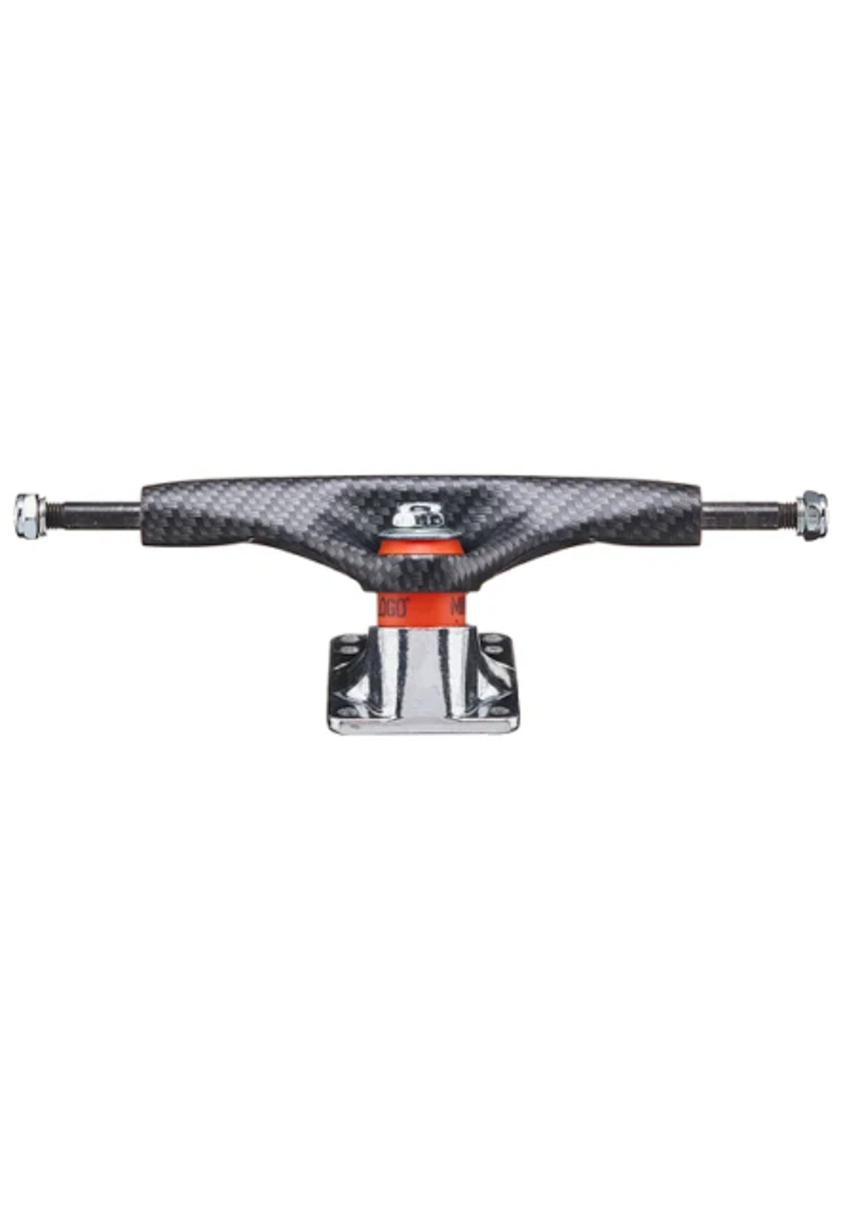 8,75 Hydro-Dipped Carbon Fiber Looking Hanger silver Rueckenansicht