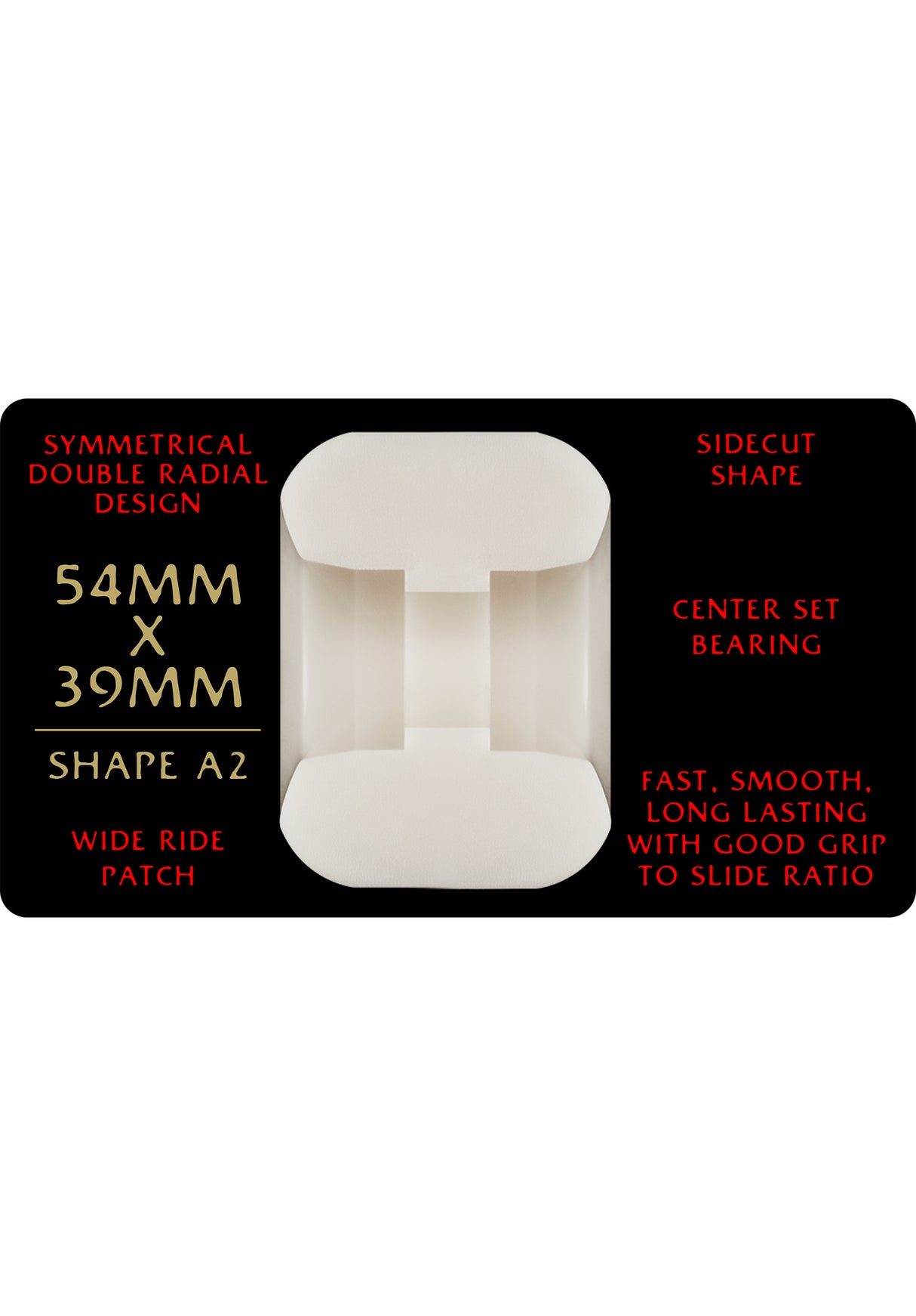 Dragons 93A A2 Symmetrical Wide Ride offwhite Rueckenansicht