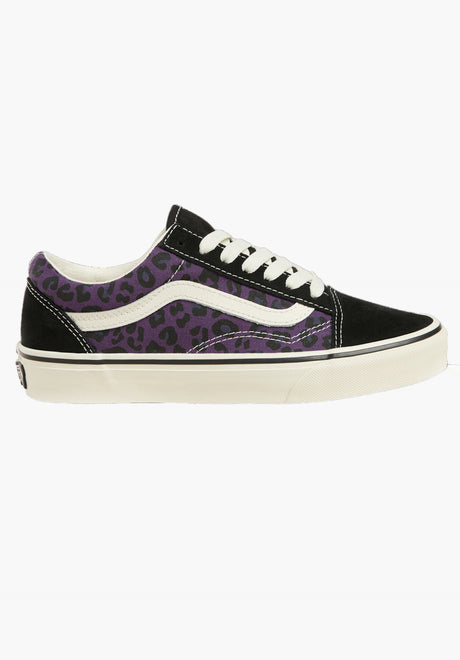 Old Skool leopard-purple Vorderansicht