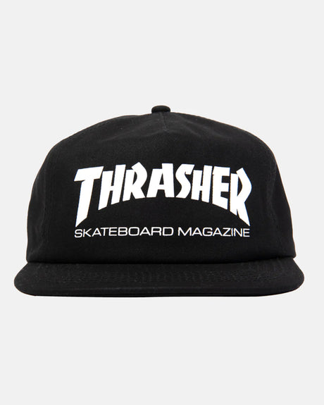 Skate Mag Snapback black-white Vorderansicht