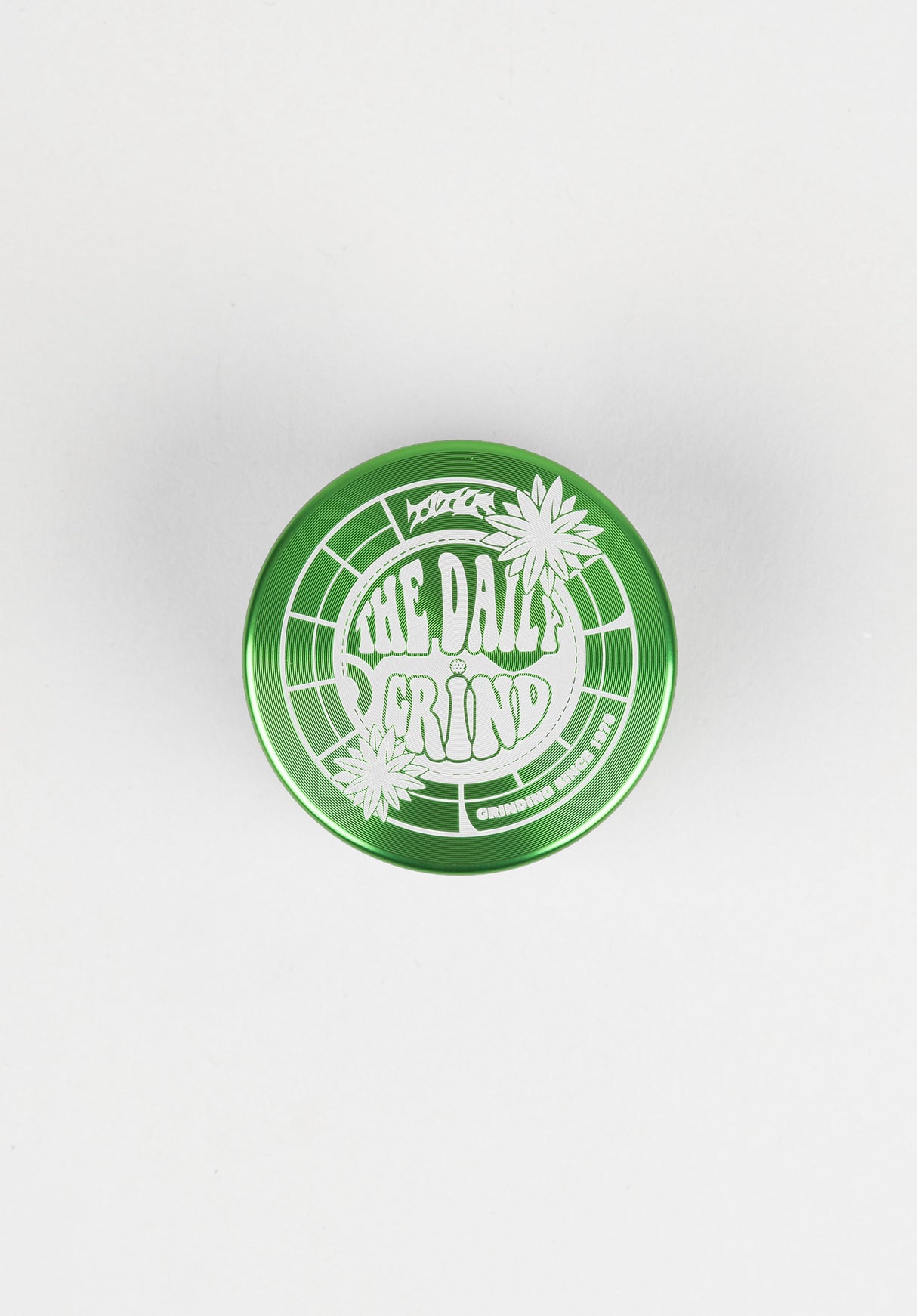 The Daily Grind Metal 4 Parts green Closeup1