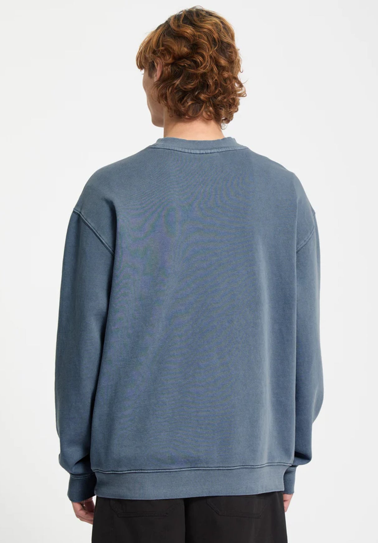 Single Stone PW Crew bluewash Rueckenansicht