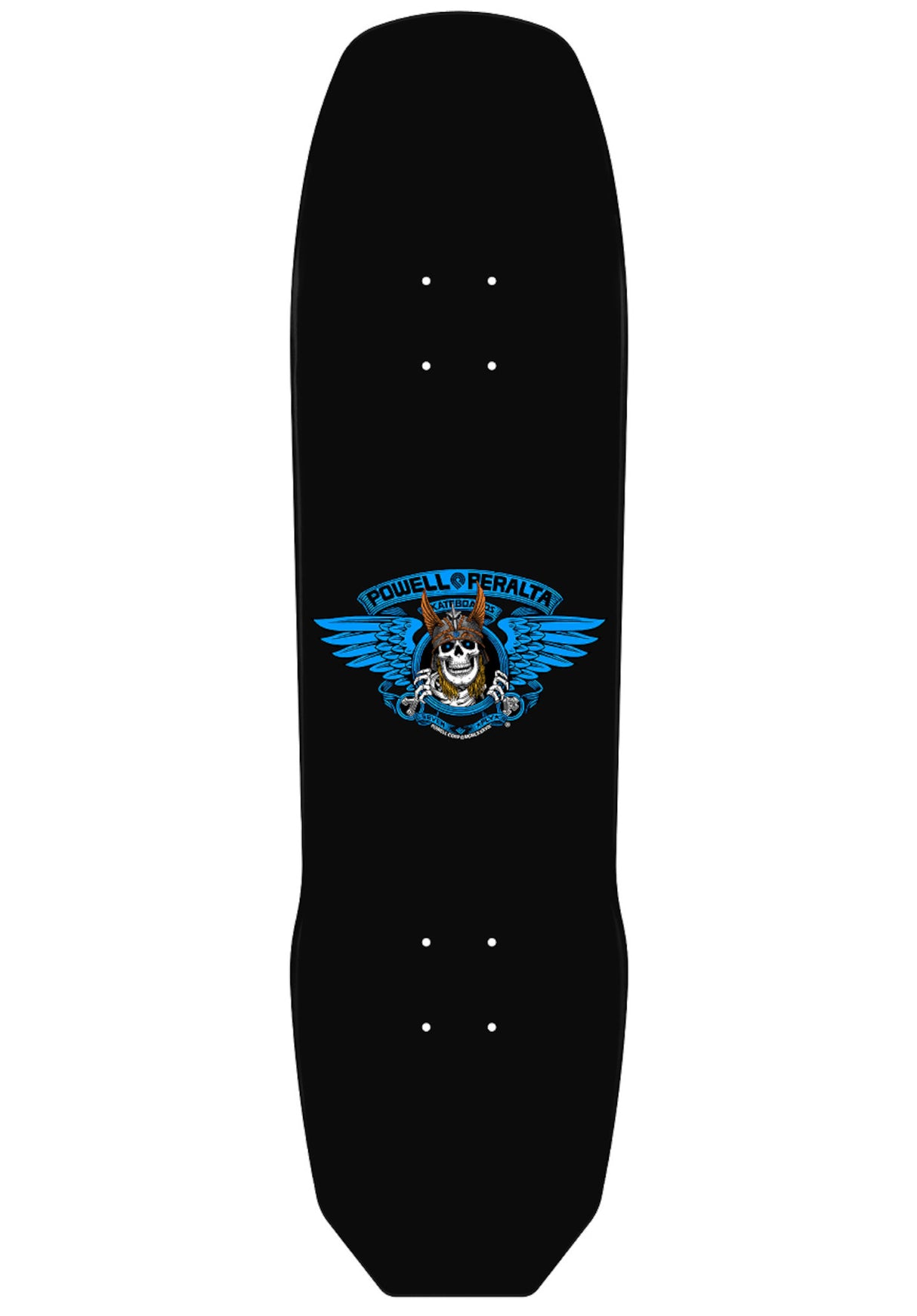 Andy Anderson Heron Skull blue-foil Rueckenansicht