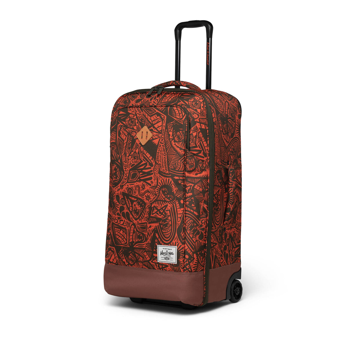 Thomas Campbell Heritage Softshell Medium Luggage TC forest night-saddle brown Seitenansicht