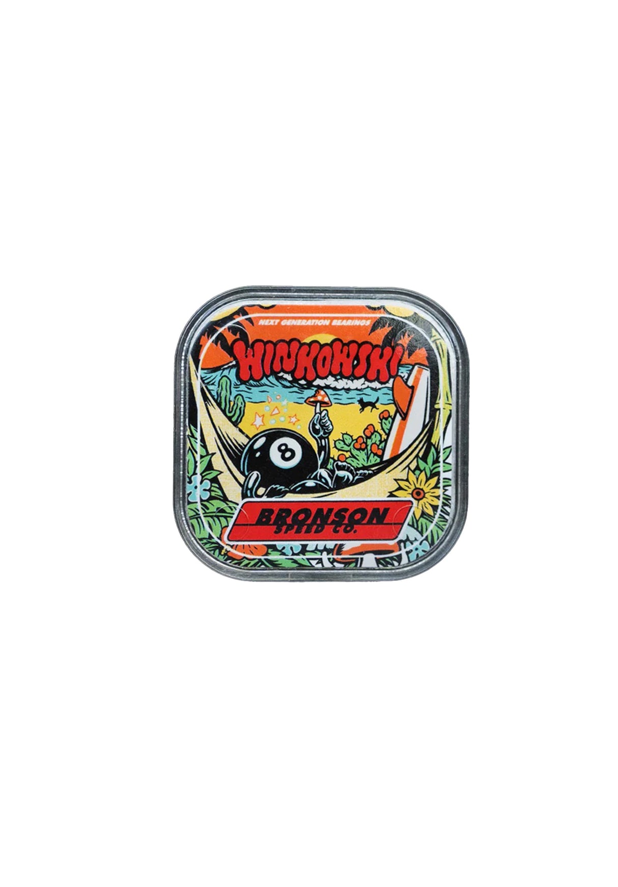 Erick Winkowski Mushroom Pro Bearing G3 white-red Rueckenansicht