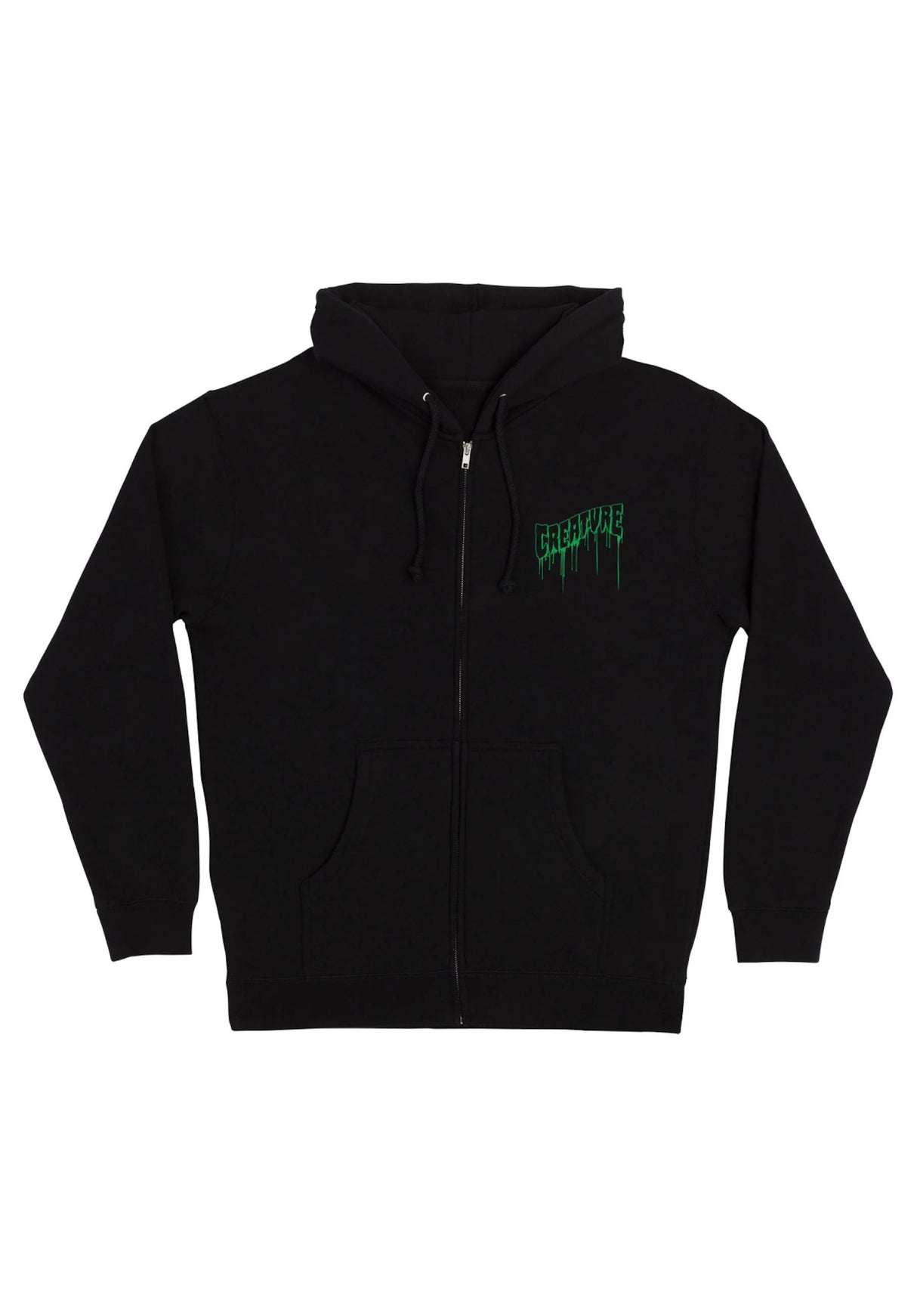 Logo Outline Drip Heavyweight black Vorderansicht
