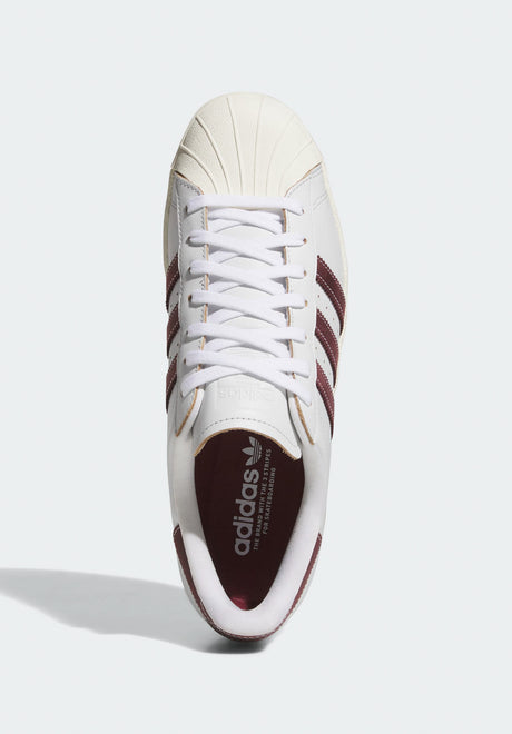 Superstar 80 ADV crystalwhite-shadowred-offwhite Rueckenansicht