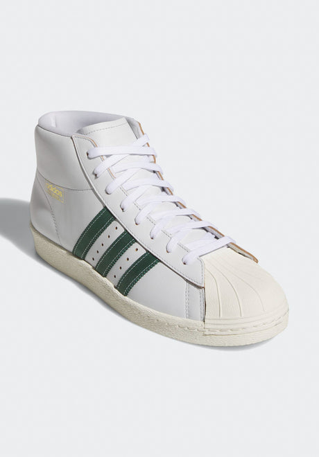 Pro Model 80 ADV crystalwhite-collegiategreen-offwhite Vorderansicht