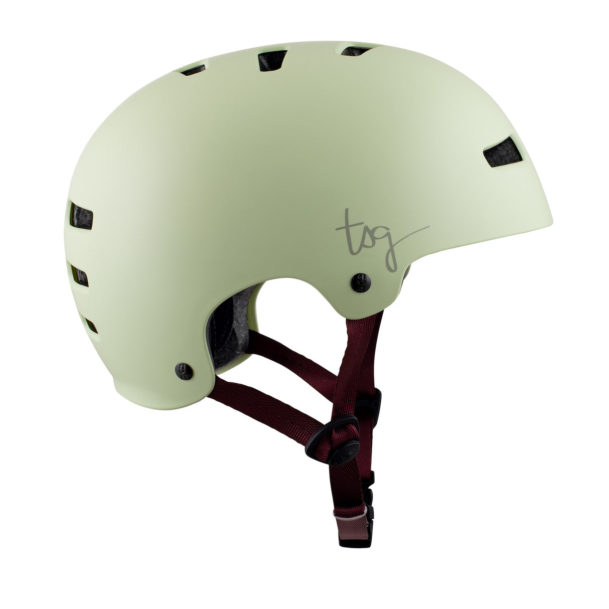 Evolution Women Solid Color satin matcha Seitenansicht