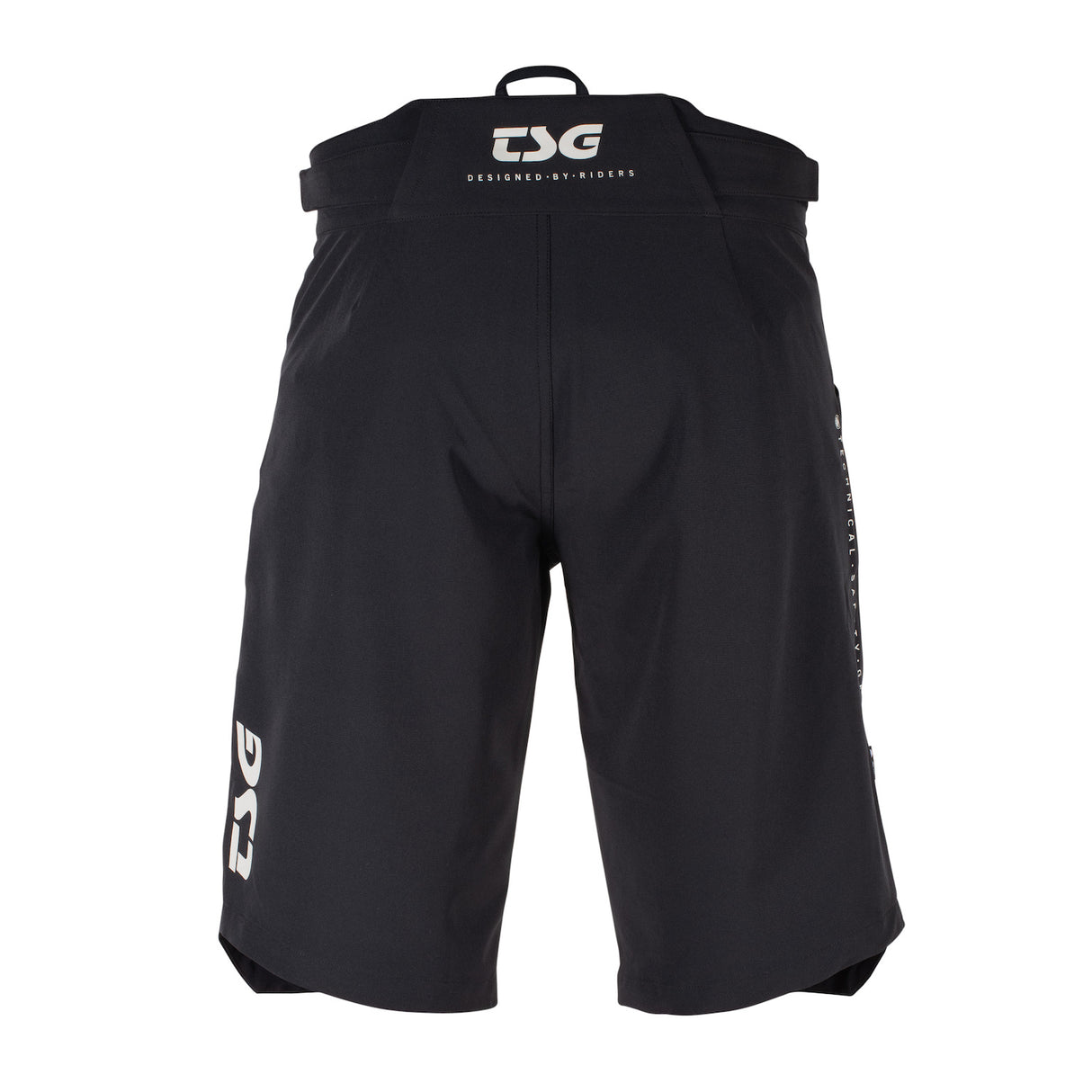 Waft Shorts black Rueckenansicht