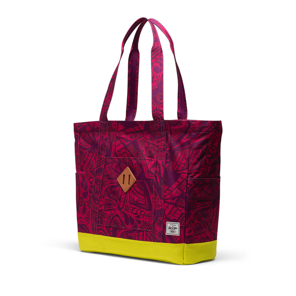 Thomas Campbell Heritage Tote TC hollyhock-evening primrose Seitenansicht