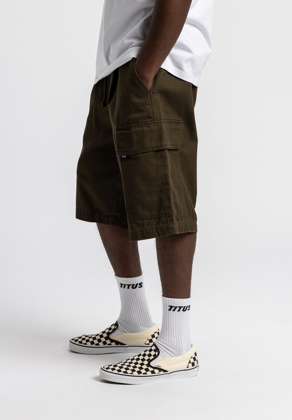 Oversize Cargo darkolive Closeup1