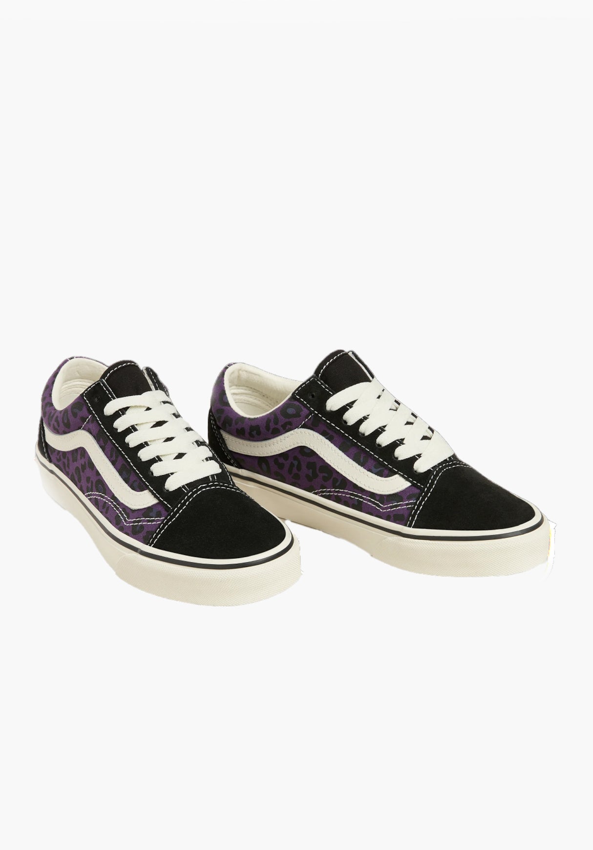 Old Skool leopard-purple Rueckenansicht
