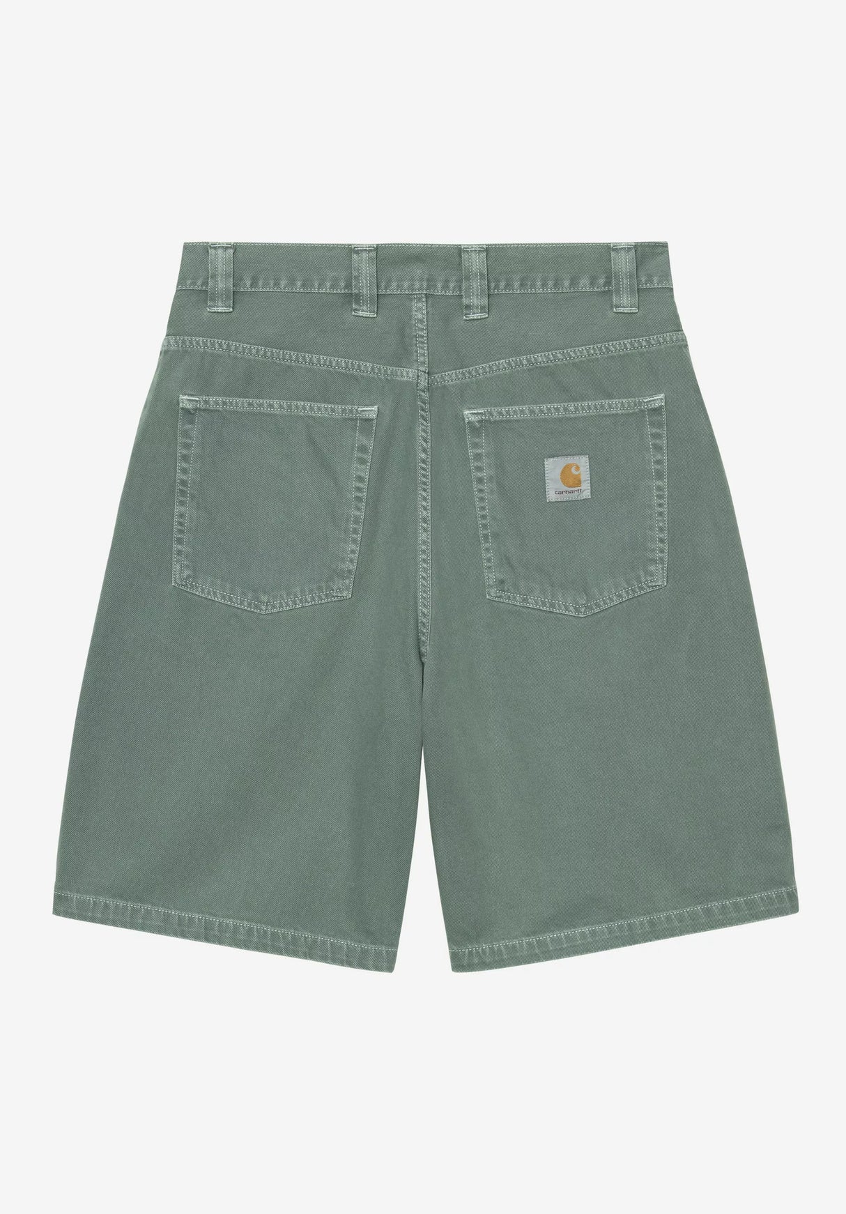 Brandon Short velvetgreenstonedyed Rueckenansicht
