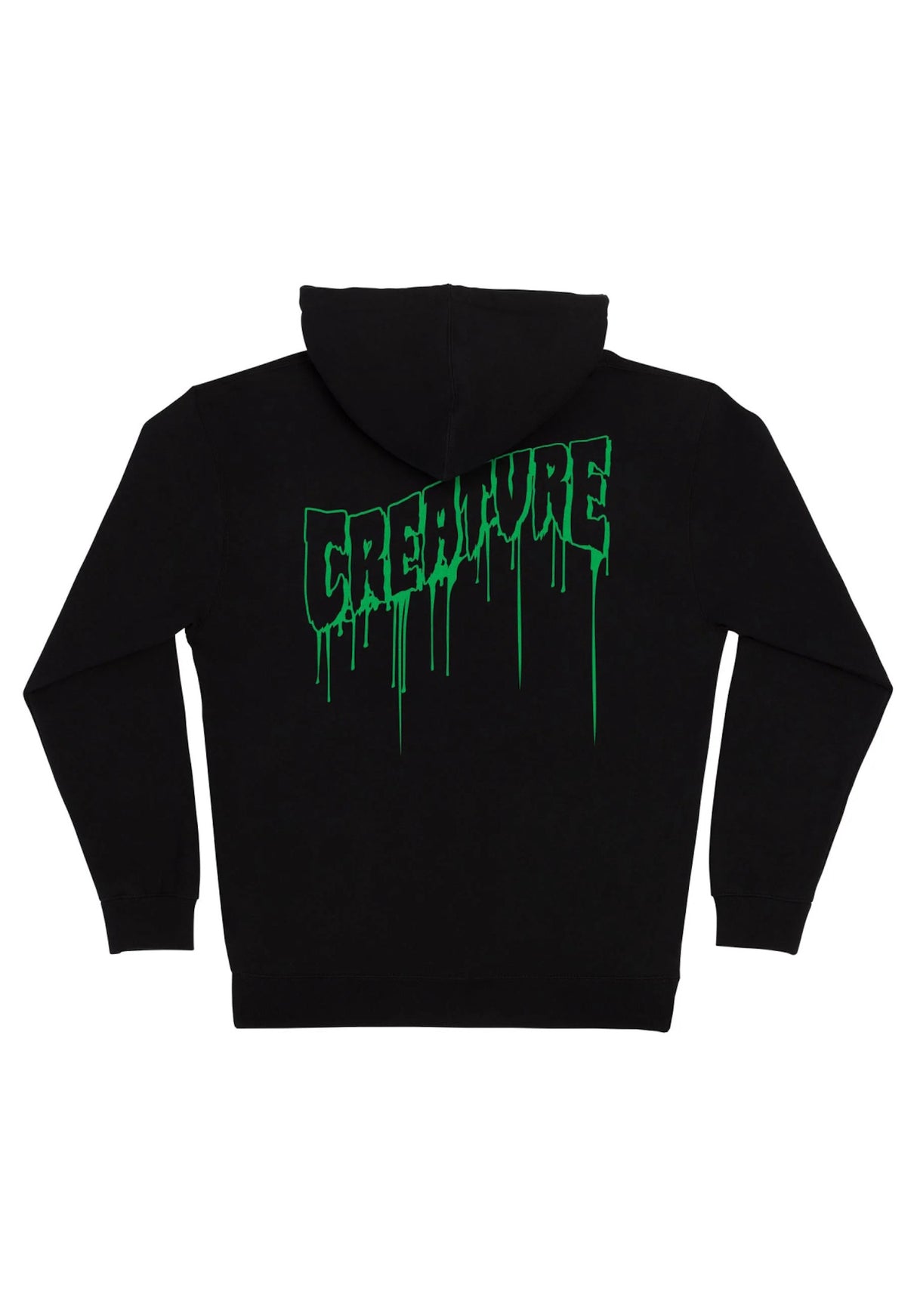 Logo Outline Drip Heavyweight black Rueckenansicht