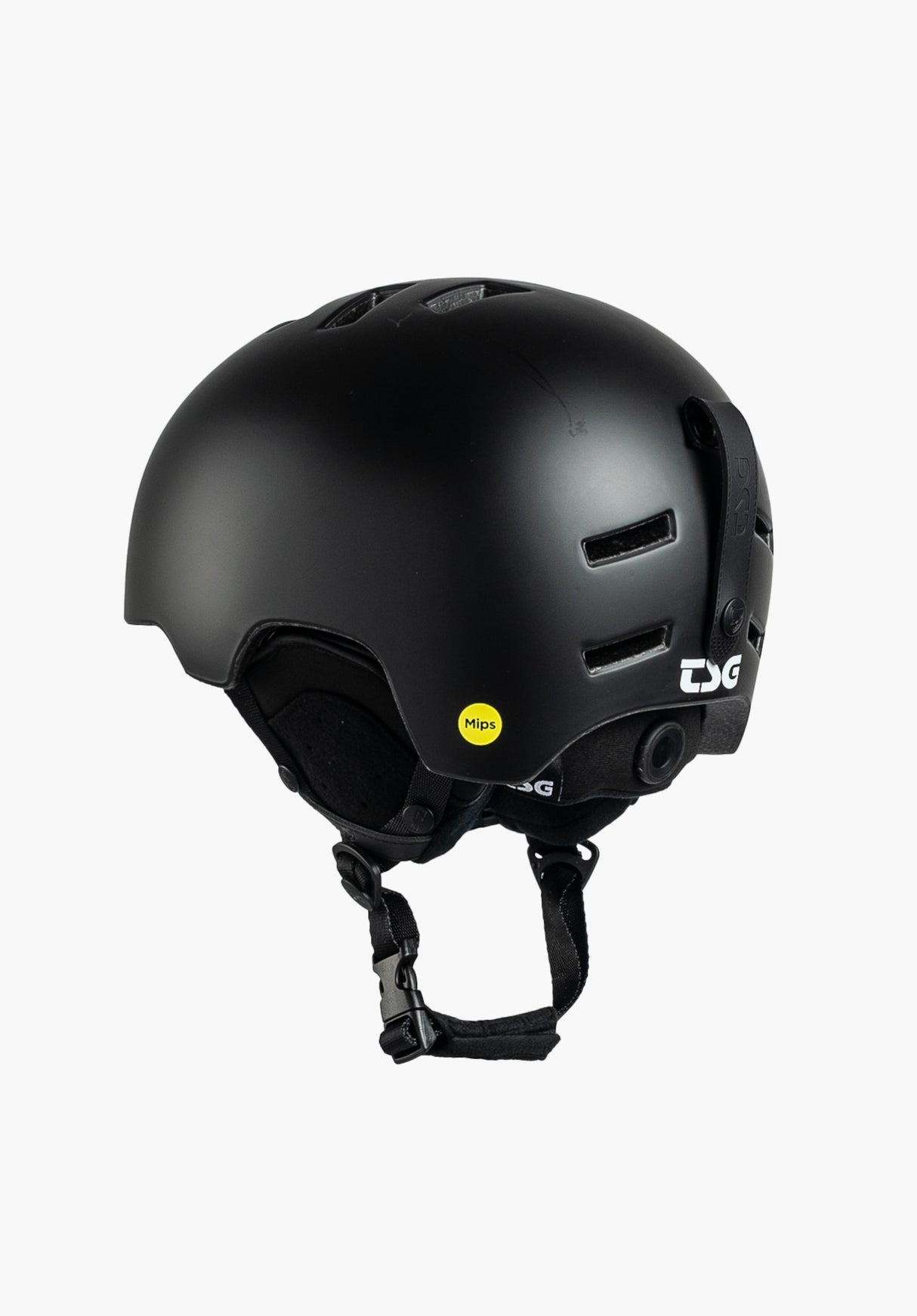 Vertice Mips Solid Color satin black Rueckenansicht