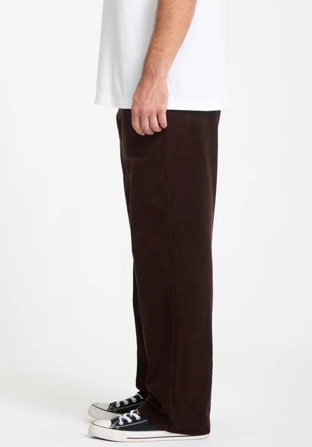 Frickin Loose Tapered Cord cacao Closeup1