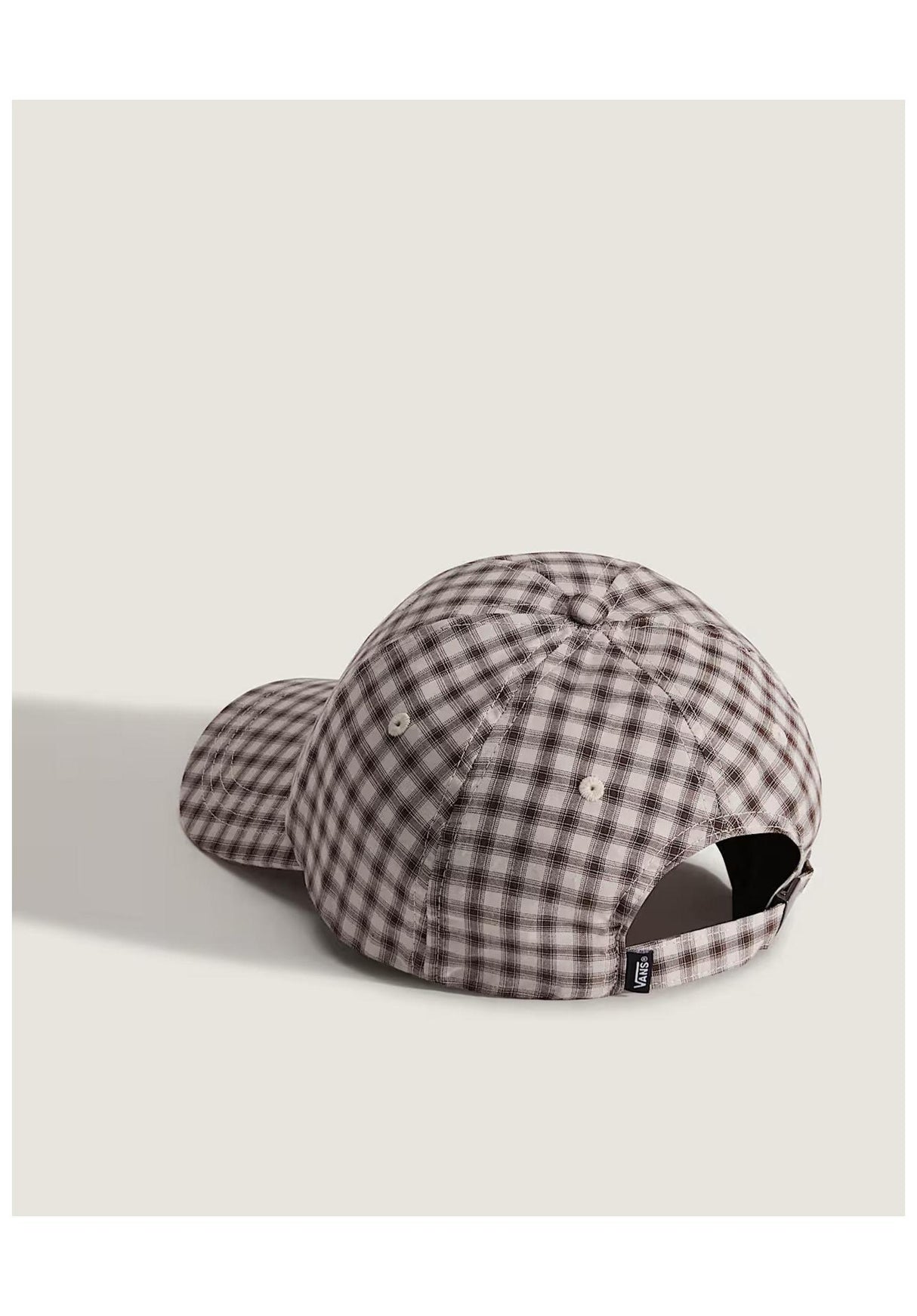 Lark Curved Bill Jockey oatmeal Rueckenansicht