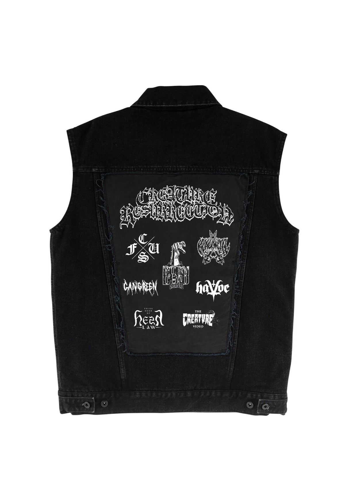 Resurrection Denim black Rueckenansicht