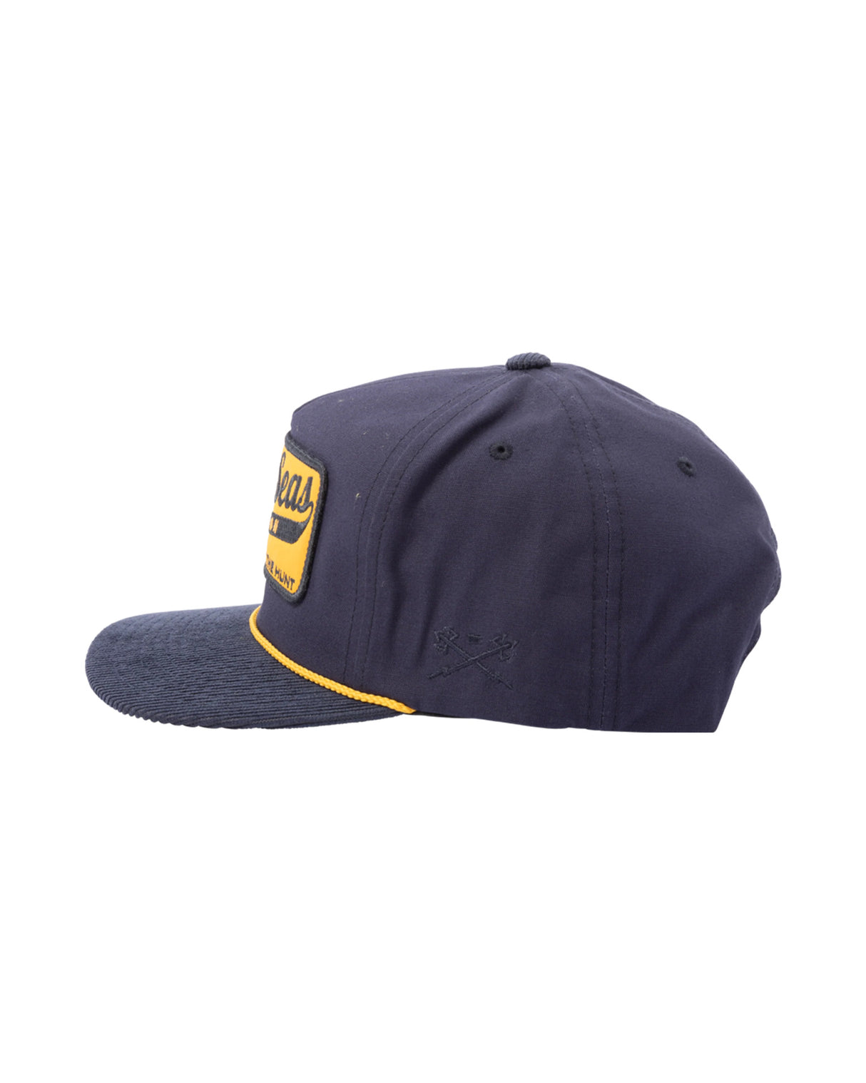 Franklin Unstructured 5-Panel Snapback navy Closeup1