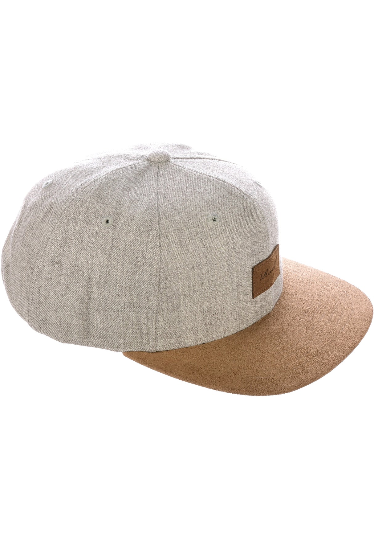 Suede 6-Panel heatherlightgrey Closeup2