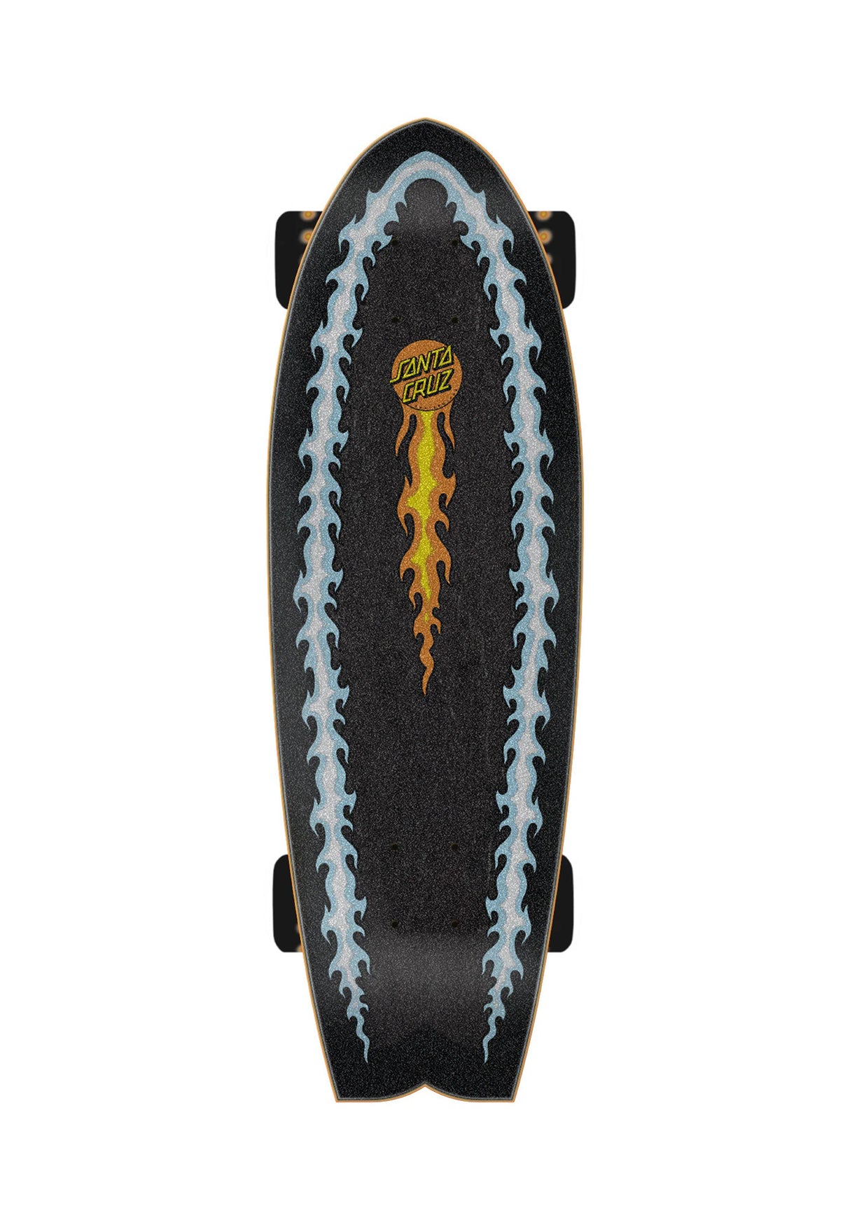 Flaming Dice Dot Shark Cruzer multicolored Rueckenansicht