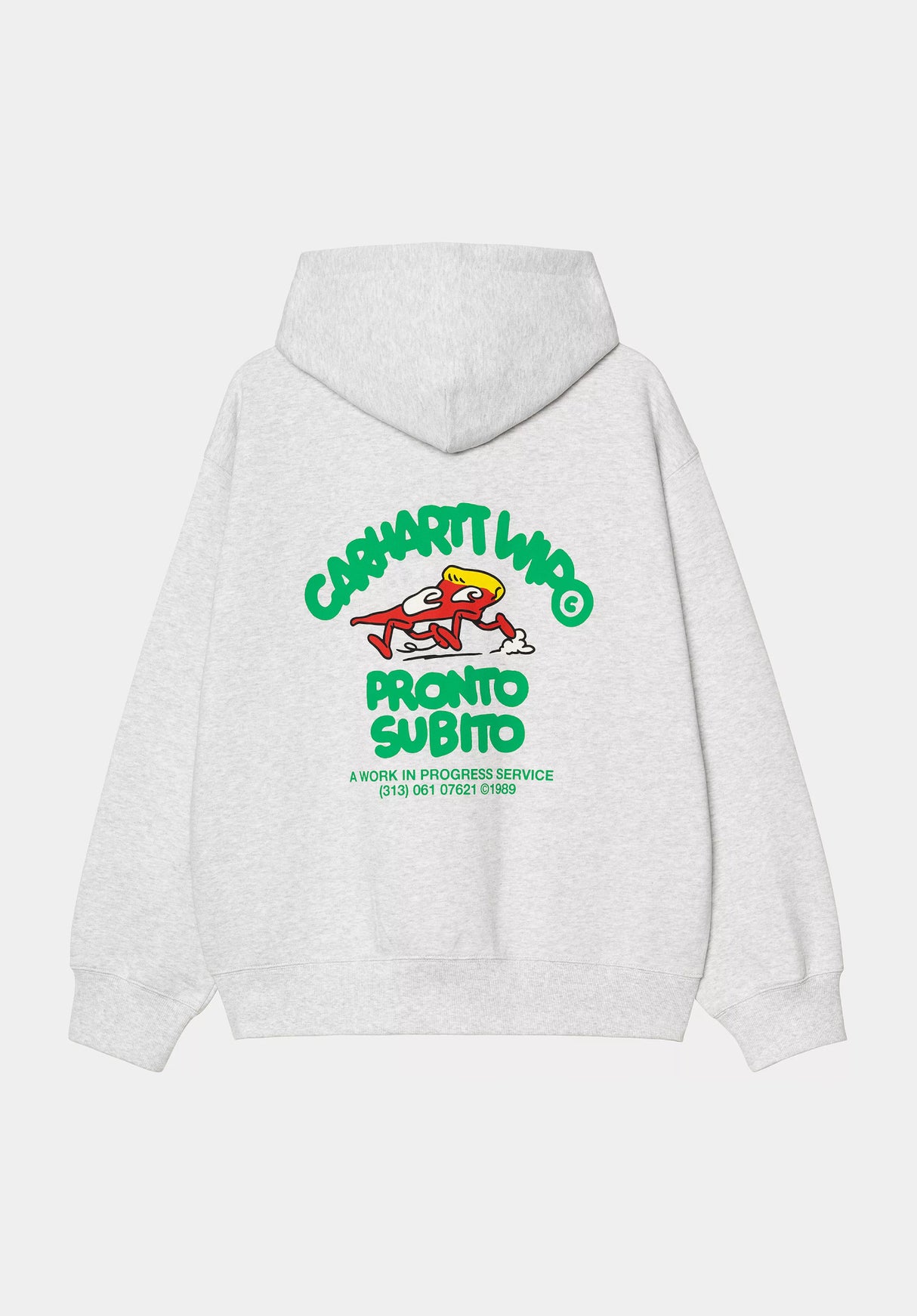 Pronto Sweat Jacket ashheather Rueckenansicht