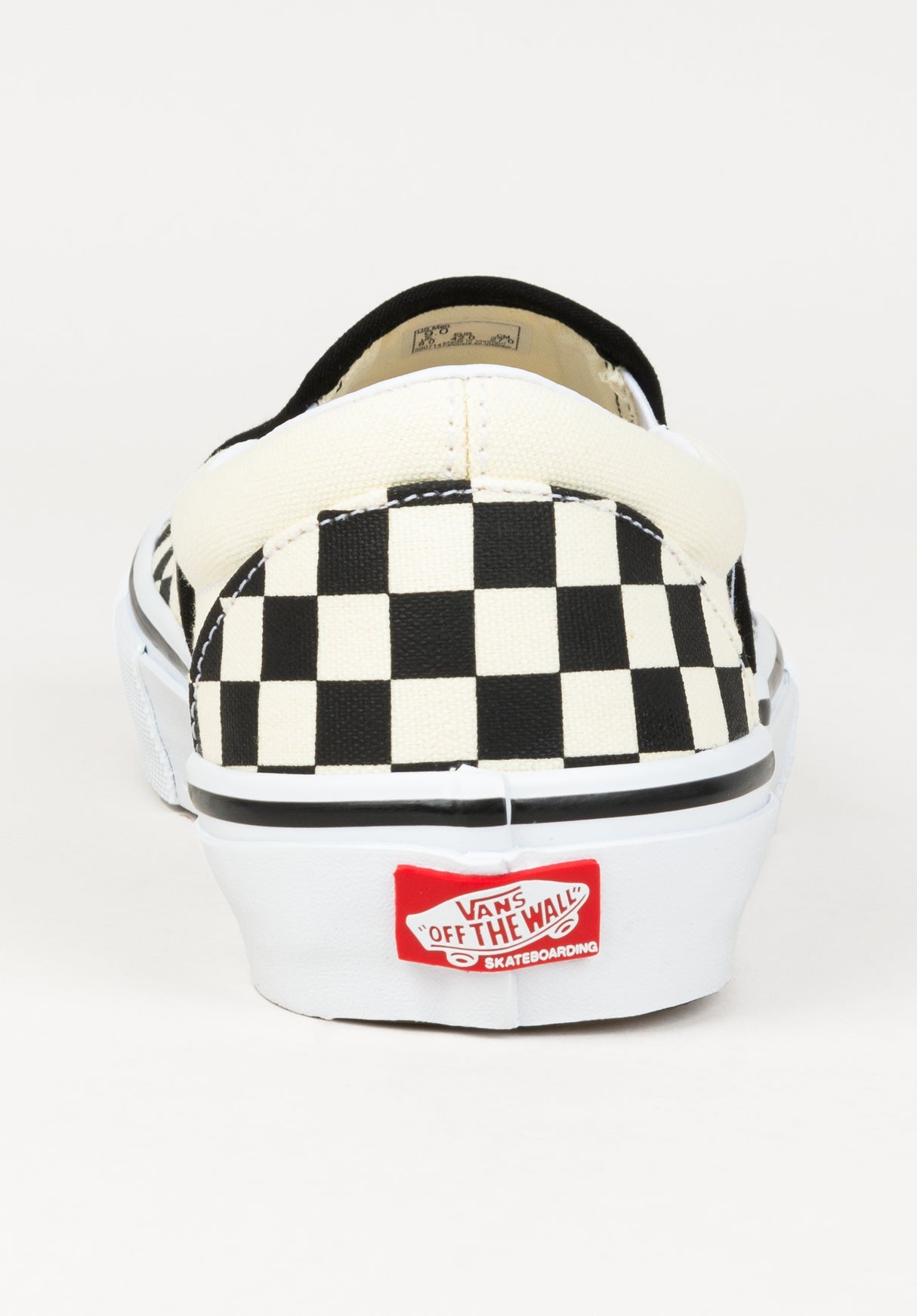 Skate Slip-On white-black-checkerboard Seitenansicht