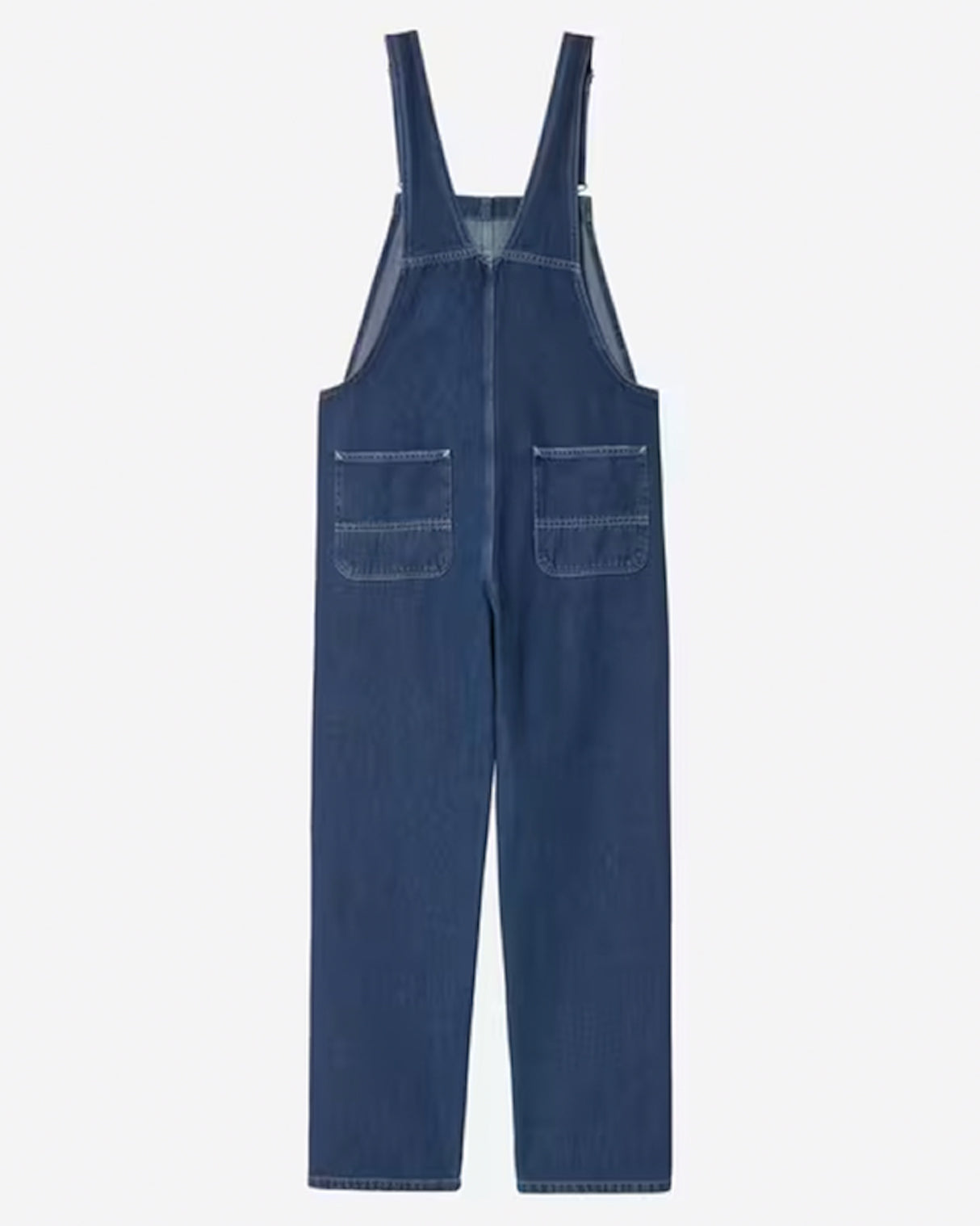 W' Bib Overall Straight bluestonewashed Rueckenansicht