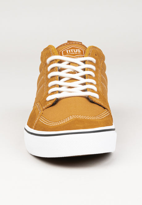 Midster goldenbrown-white Rueckenansicht