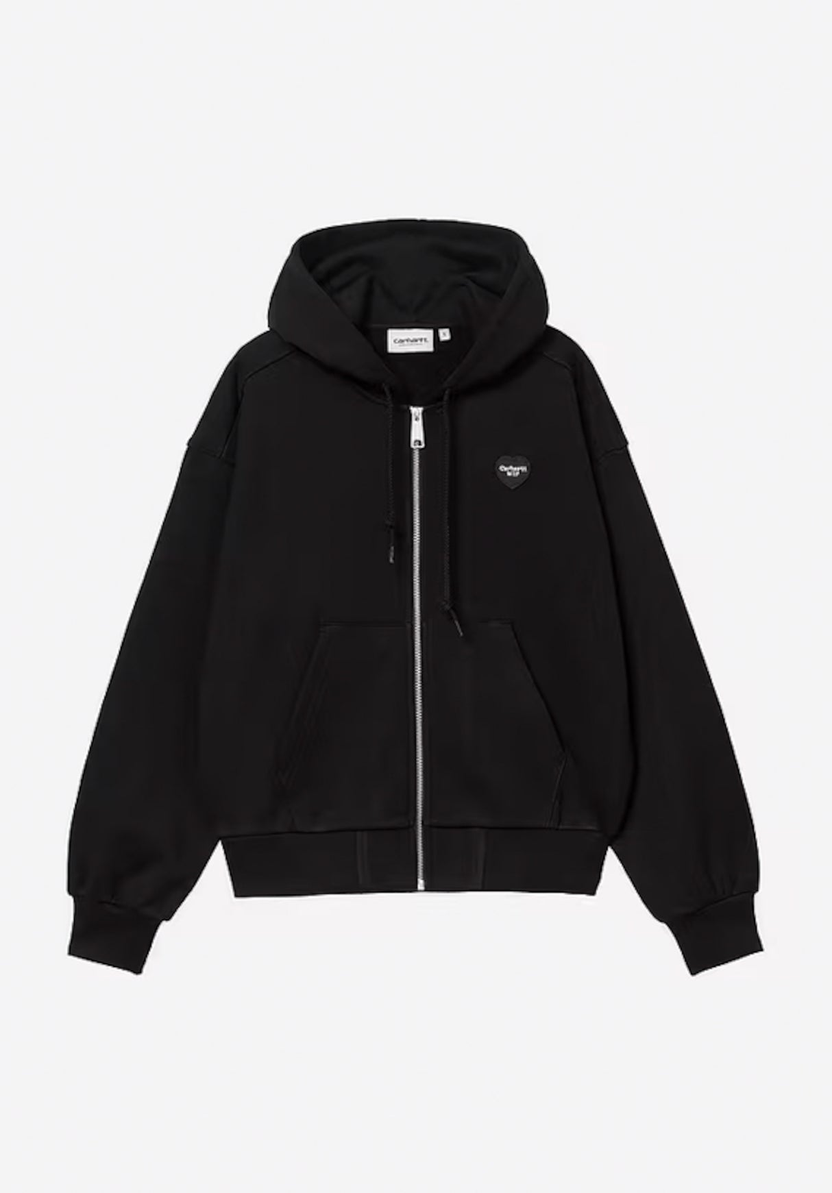 W Hooded Heart II Hartt Jacket black Rueckenansicht