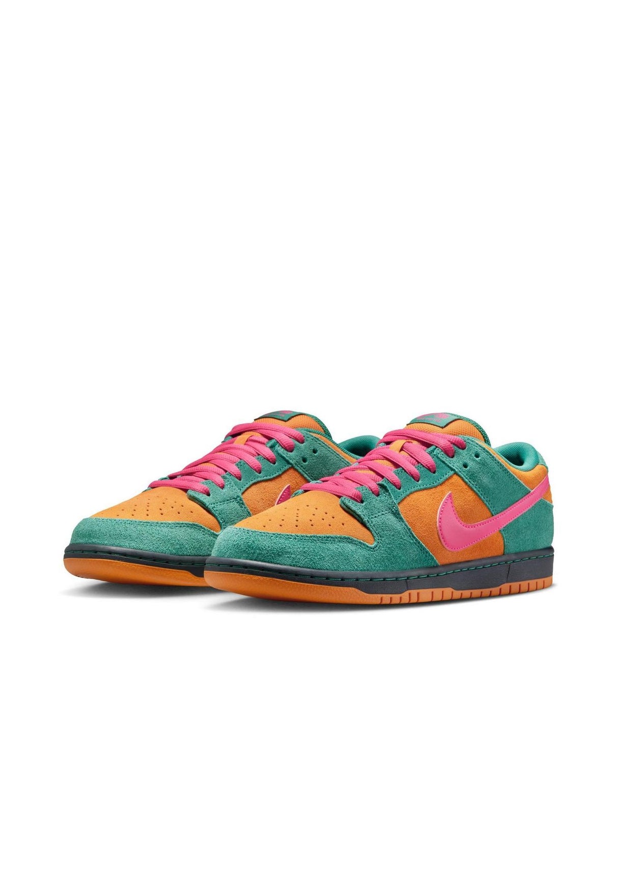 Dunk Low Pro greennoise-watermelon-lightcurry Rueckenansicht