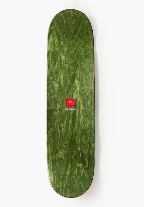 Calcite x Hematite orange Rueckenansicht