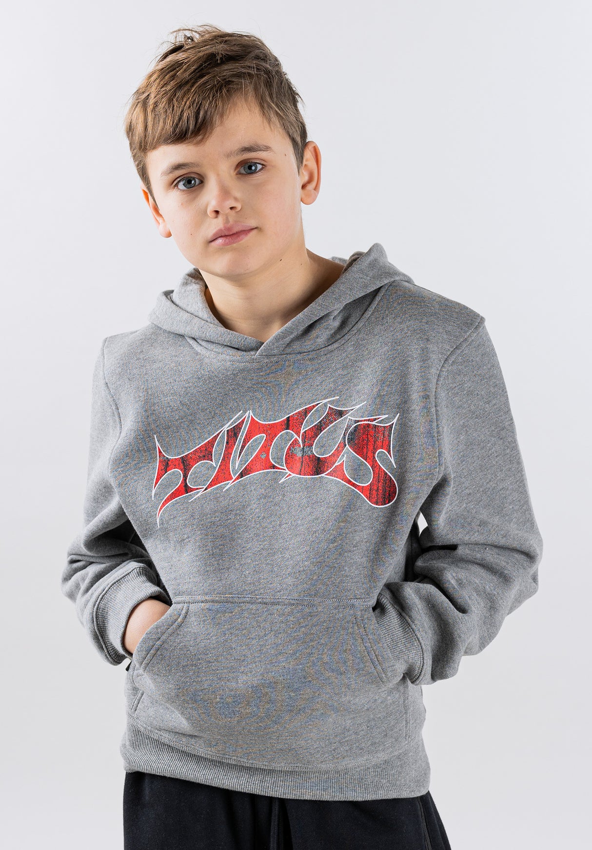 Classic Logo Kids greymottled Closeup1