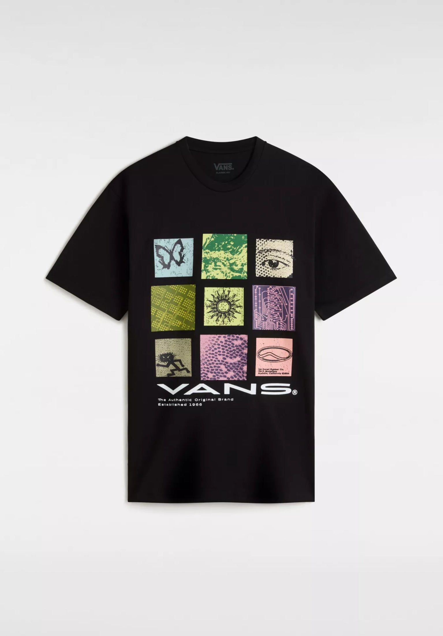 Cluster 66 Vans T Shirt in black fur c TITUS