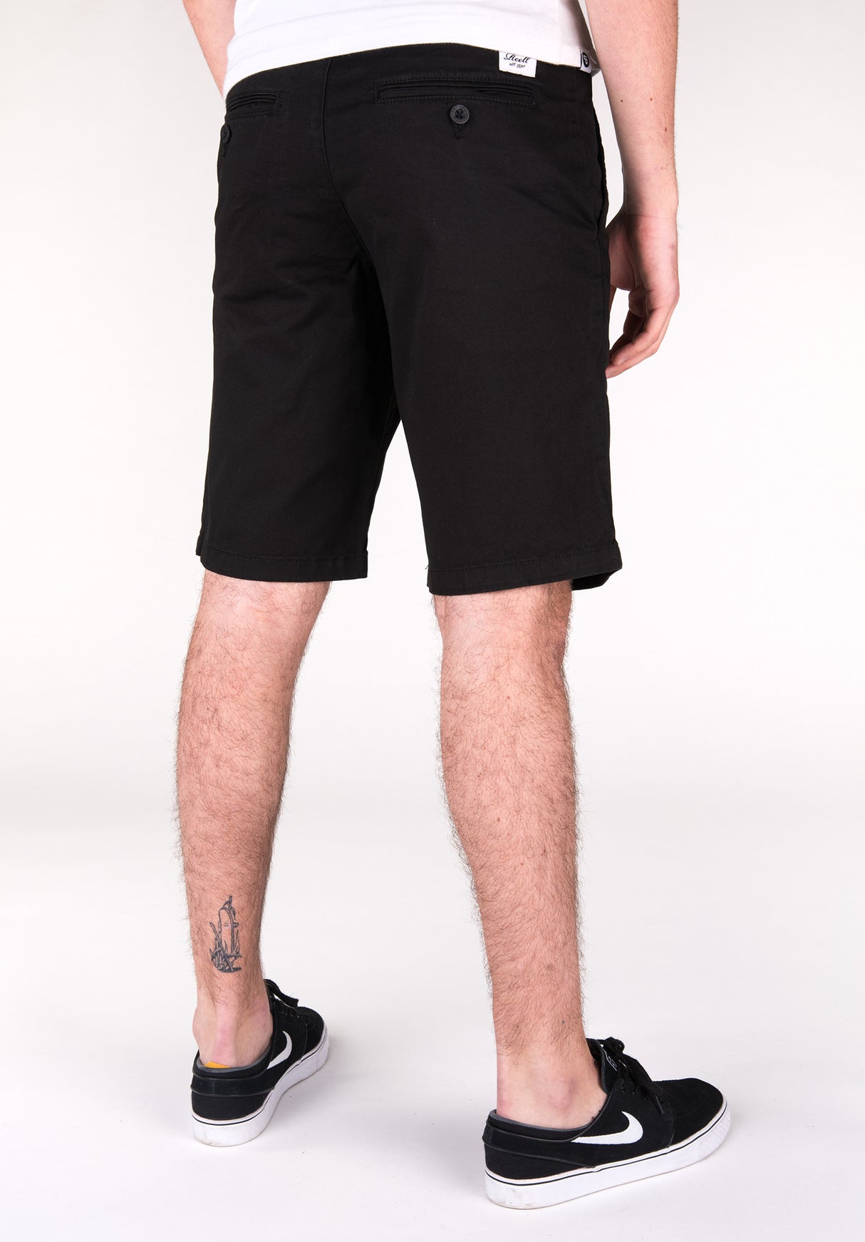 Flex Grip Chino Short black Rueckenansicht