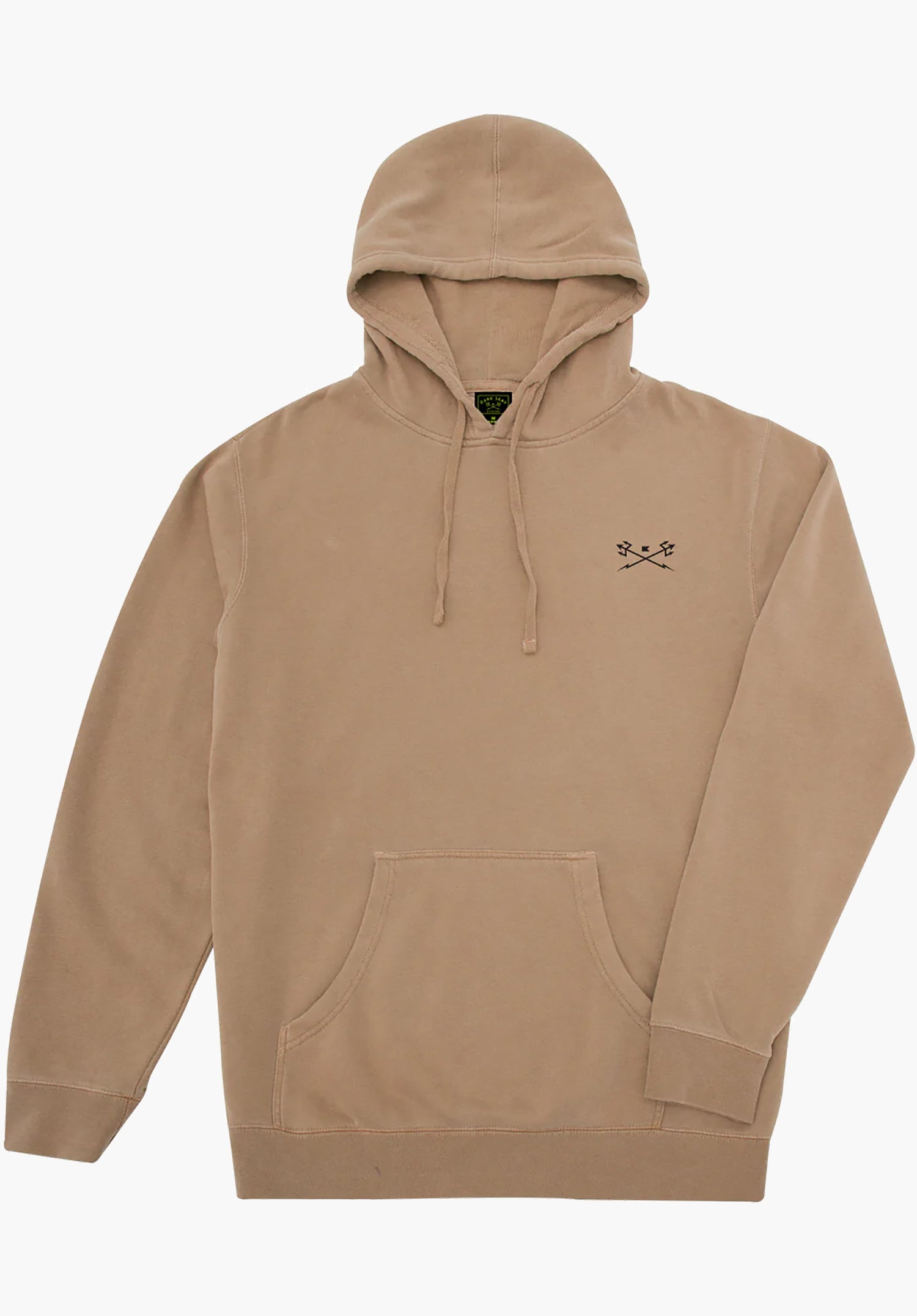 Go-To- Pigment Pullover Fleece sandstone Vorderansicht Zoom Image
