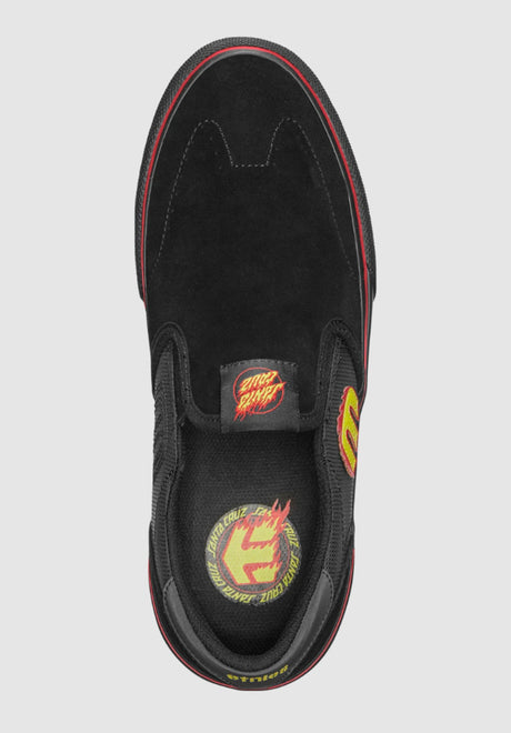 Lo-Cut Slip x Santa Cruz black Closeup1