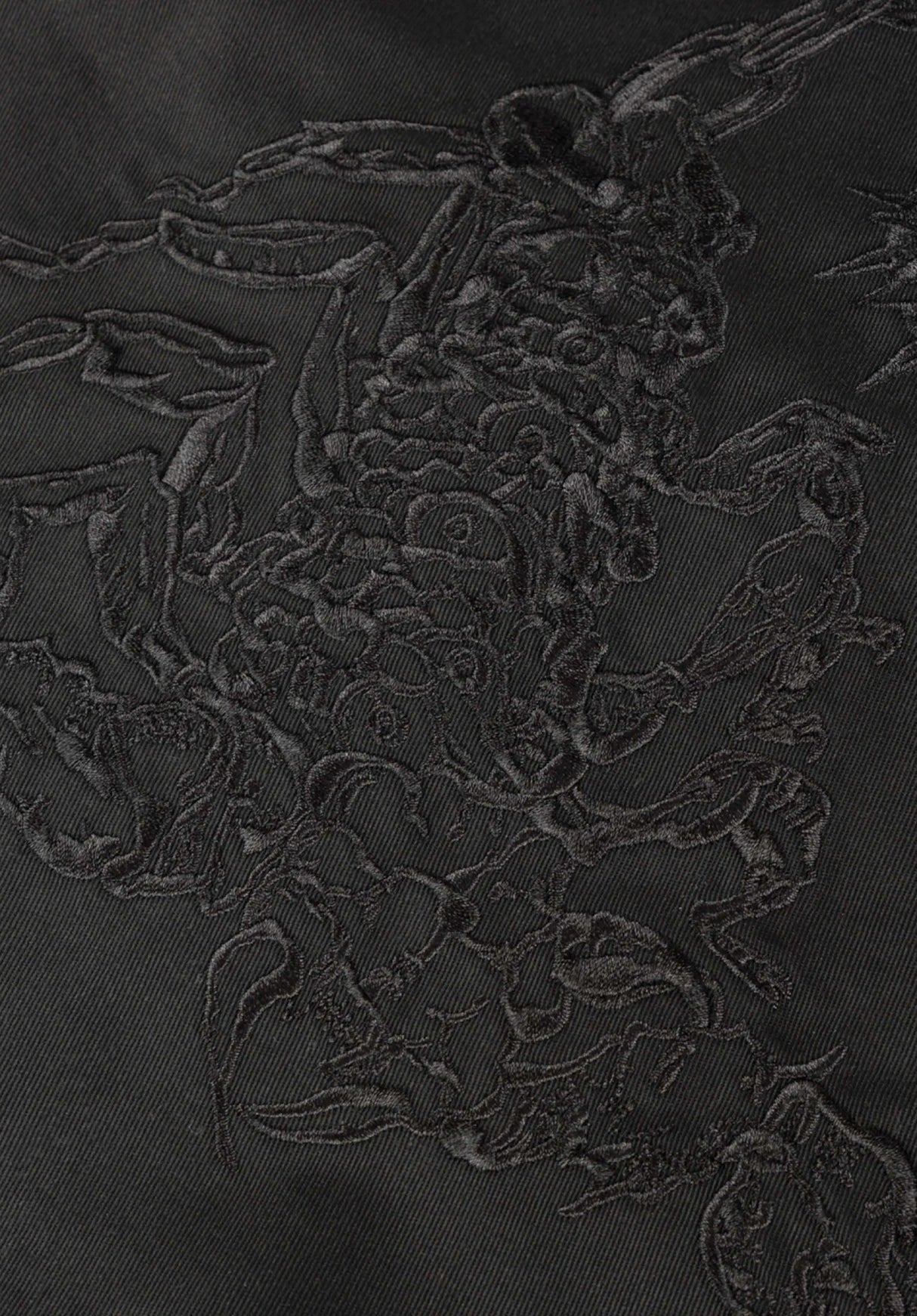 Mace Work Shirt black Closeup2