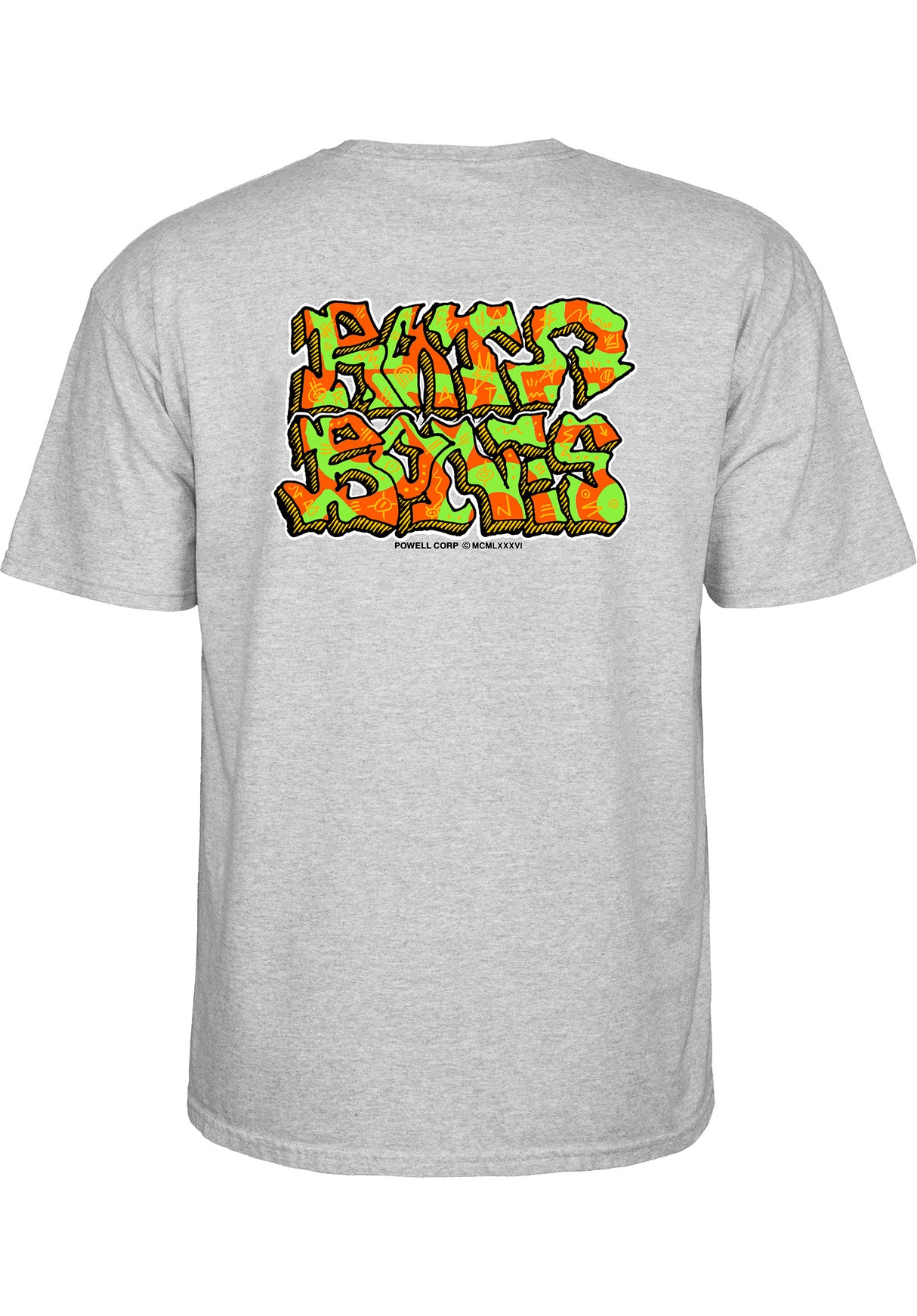 Rat Bones Graffiti sport-gray Rueckenansicht