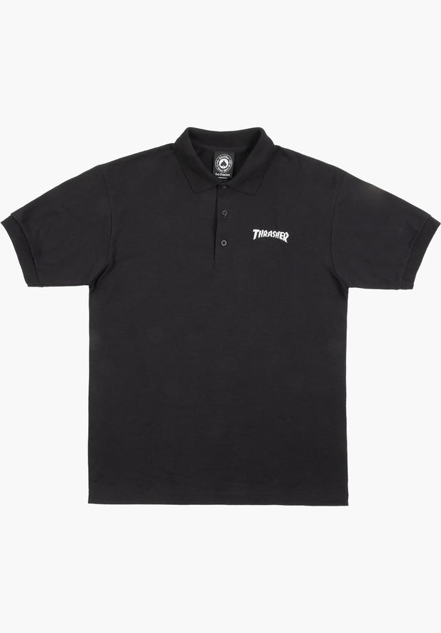 Logo Embroidered black Vorderansicht