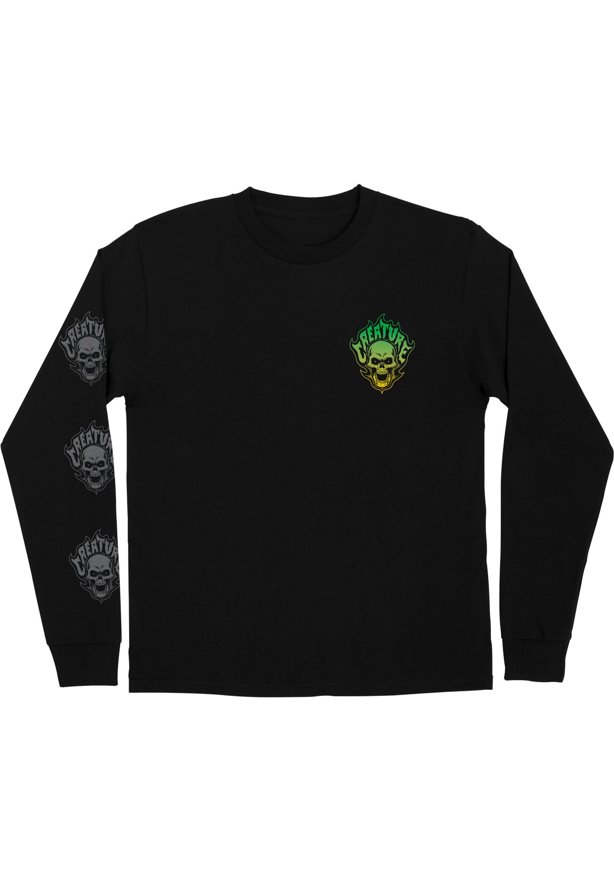 Bonehead Flame black Rückenansicht